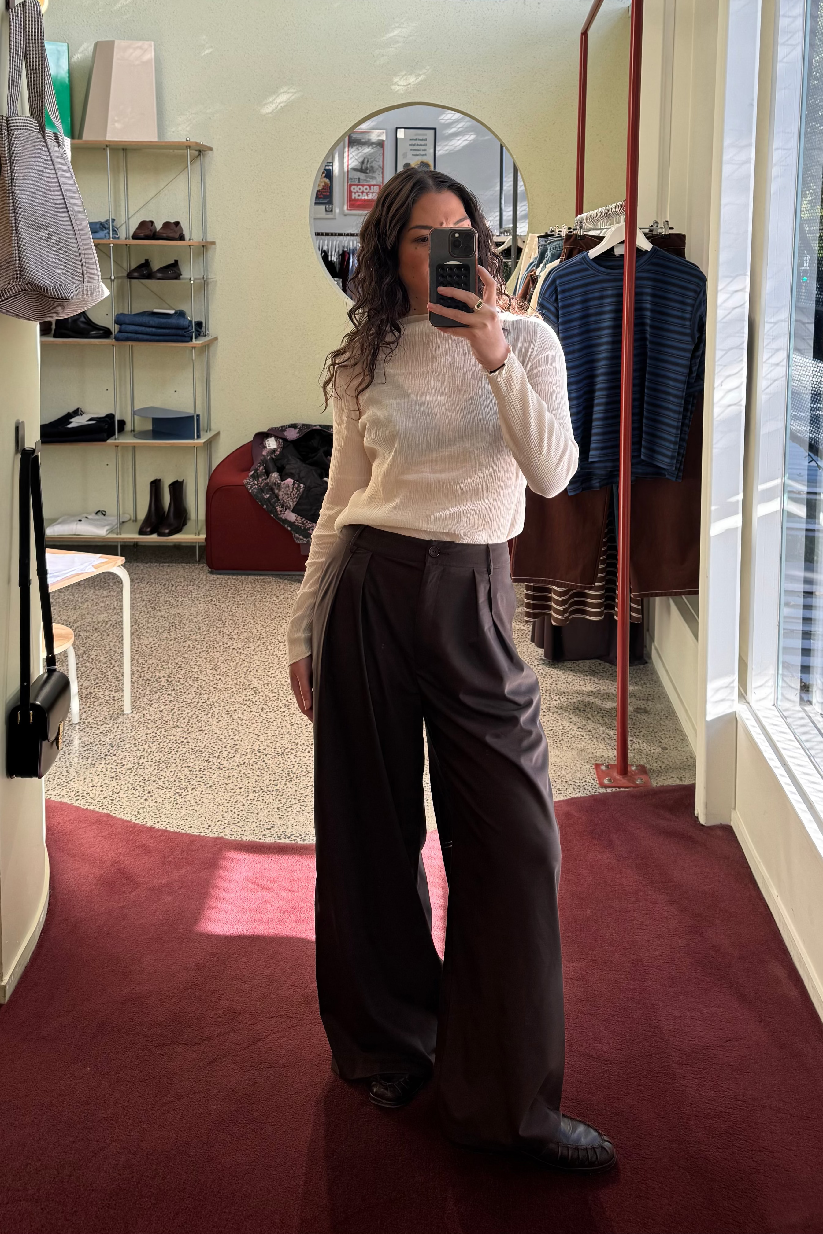 Annie - Soft Tailored Trouser - Cocoa