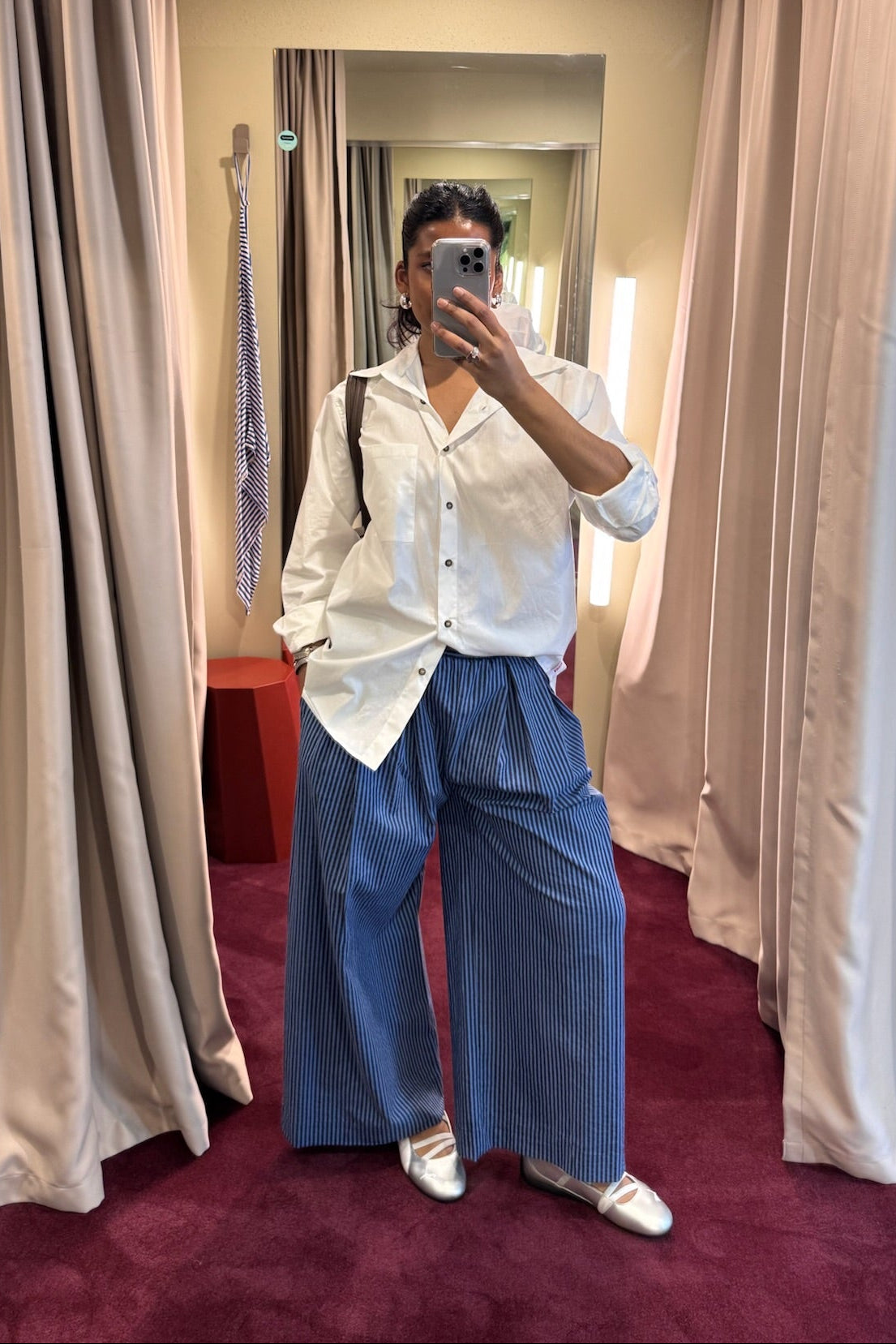 Annie - Roam Pant - Ink/Navy Stripe