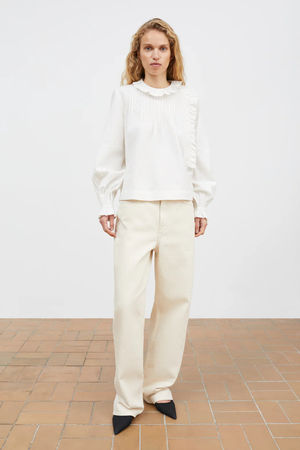 Skall Studio - Iris Blouse - Optic White