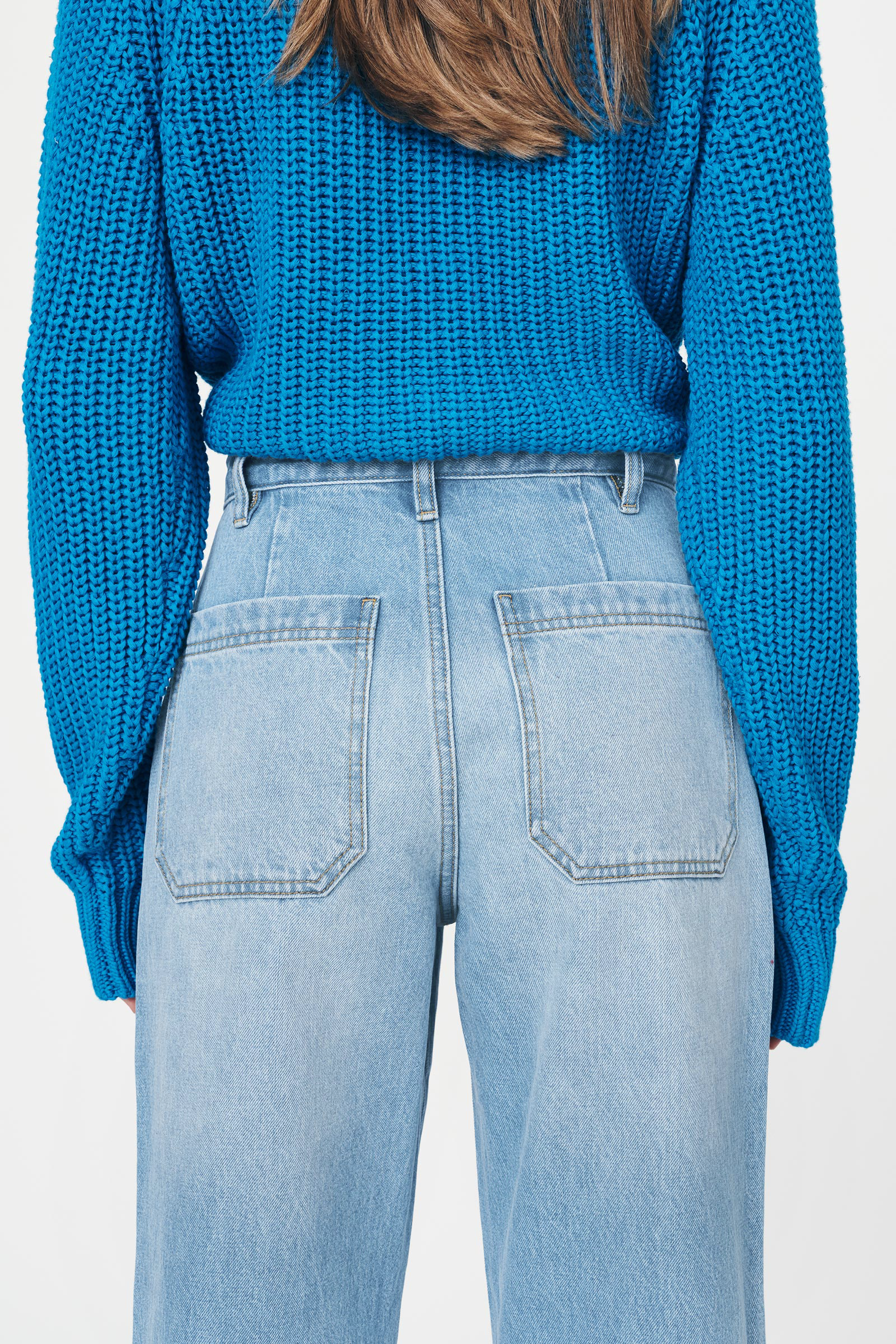 ROWIE - Jahmain Straight Jeans - Faded Blue
