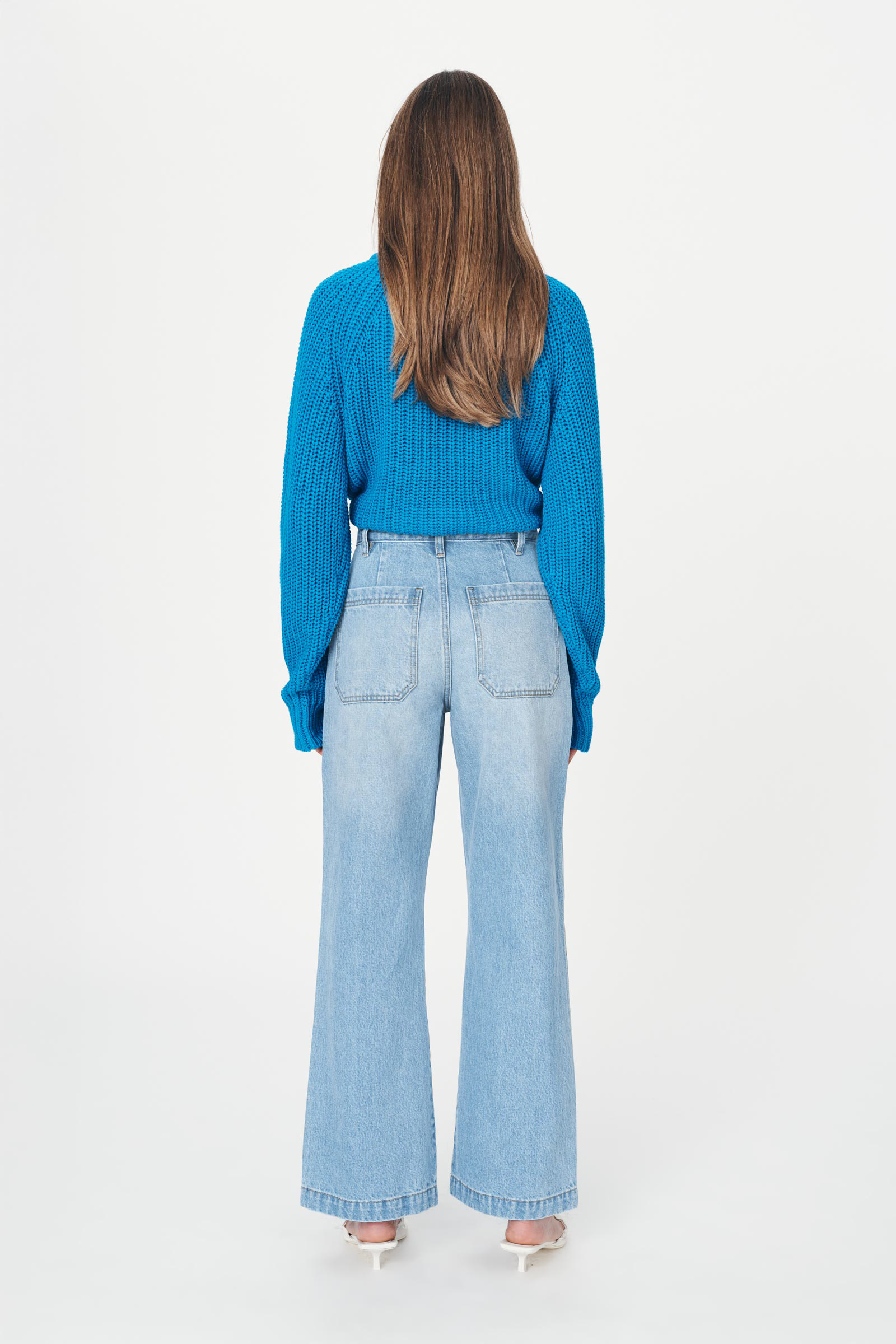 ROWIE - Jahmain Straight Jeans - Faded Blue
