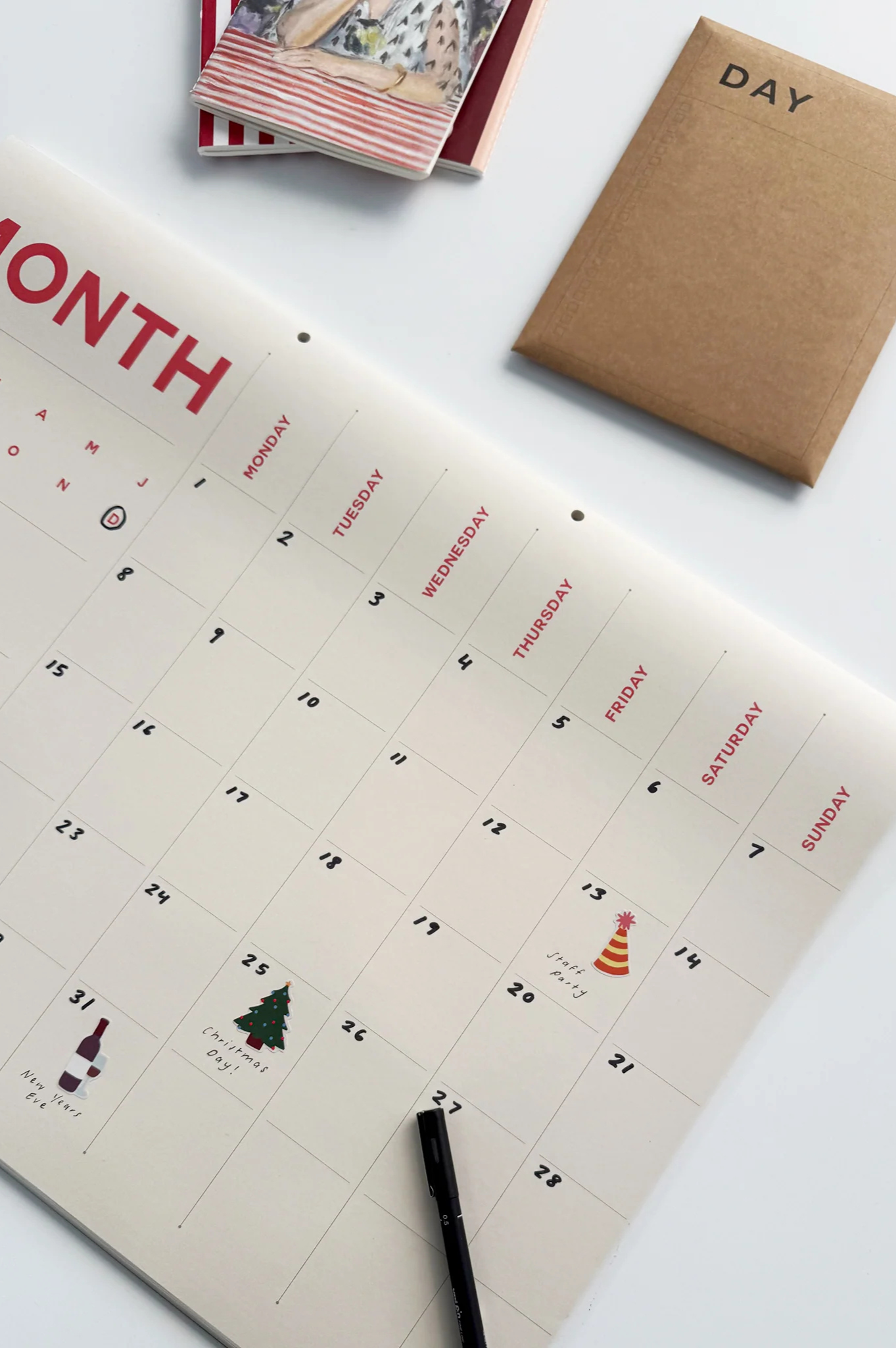 Lettuce - 2025 Monthly Planner - A2