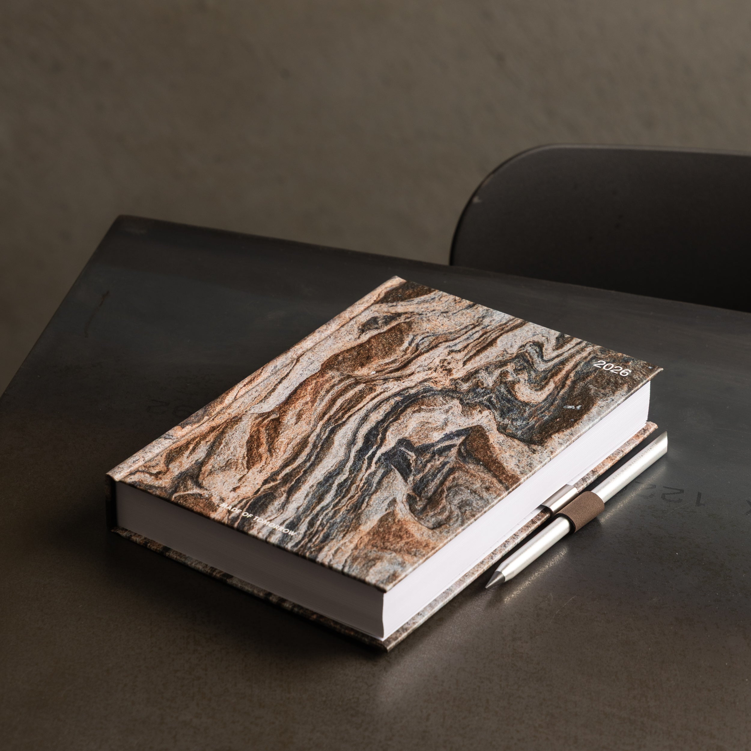 Made of Tomorrow - 2026 A5 Daily Diary - Graphic - Fossil