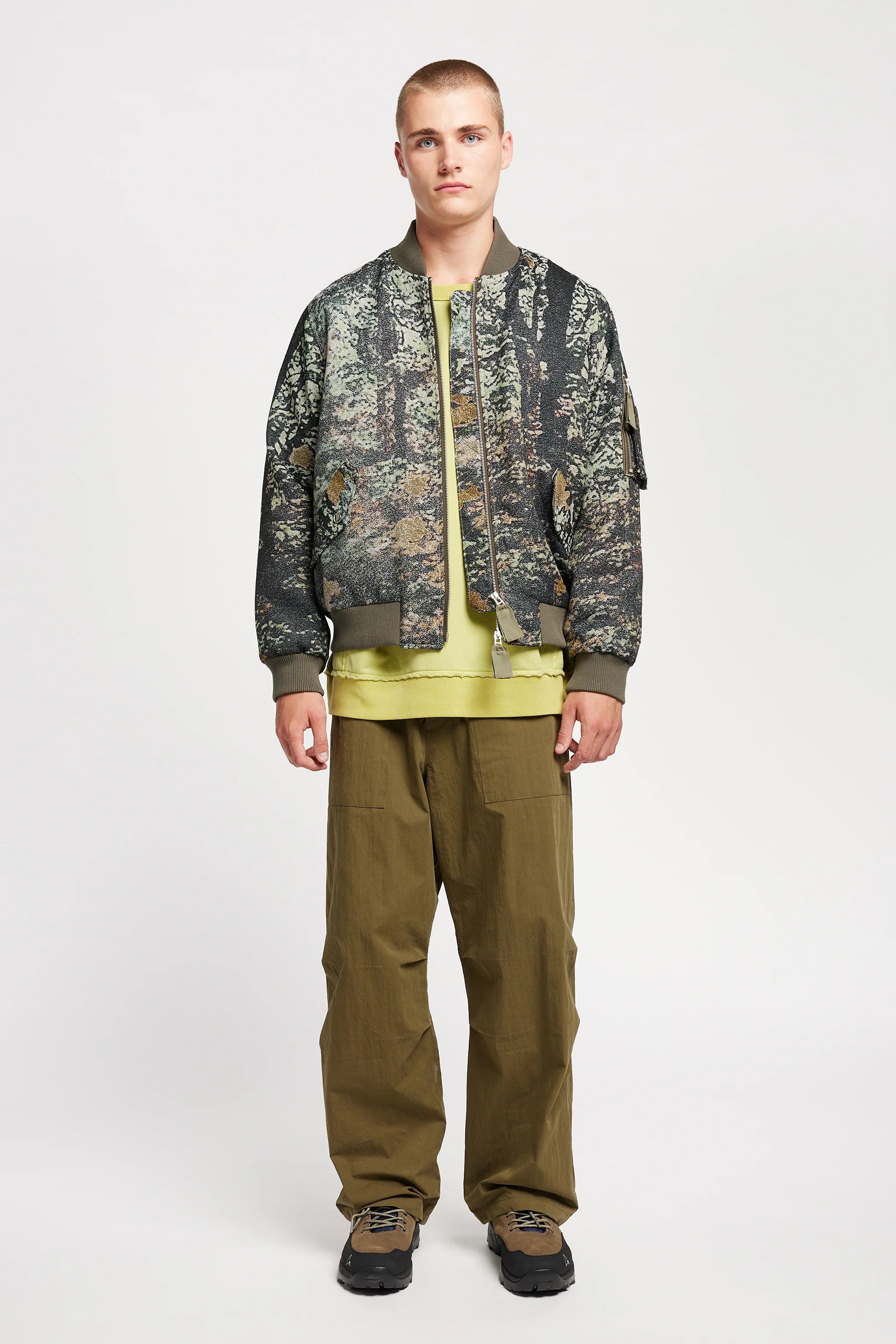Kloke - Sustain Unisex Bomber - Green Print