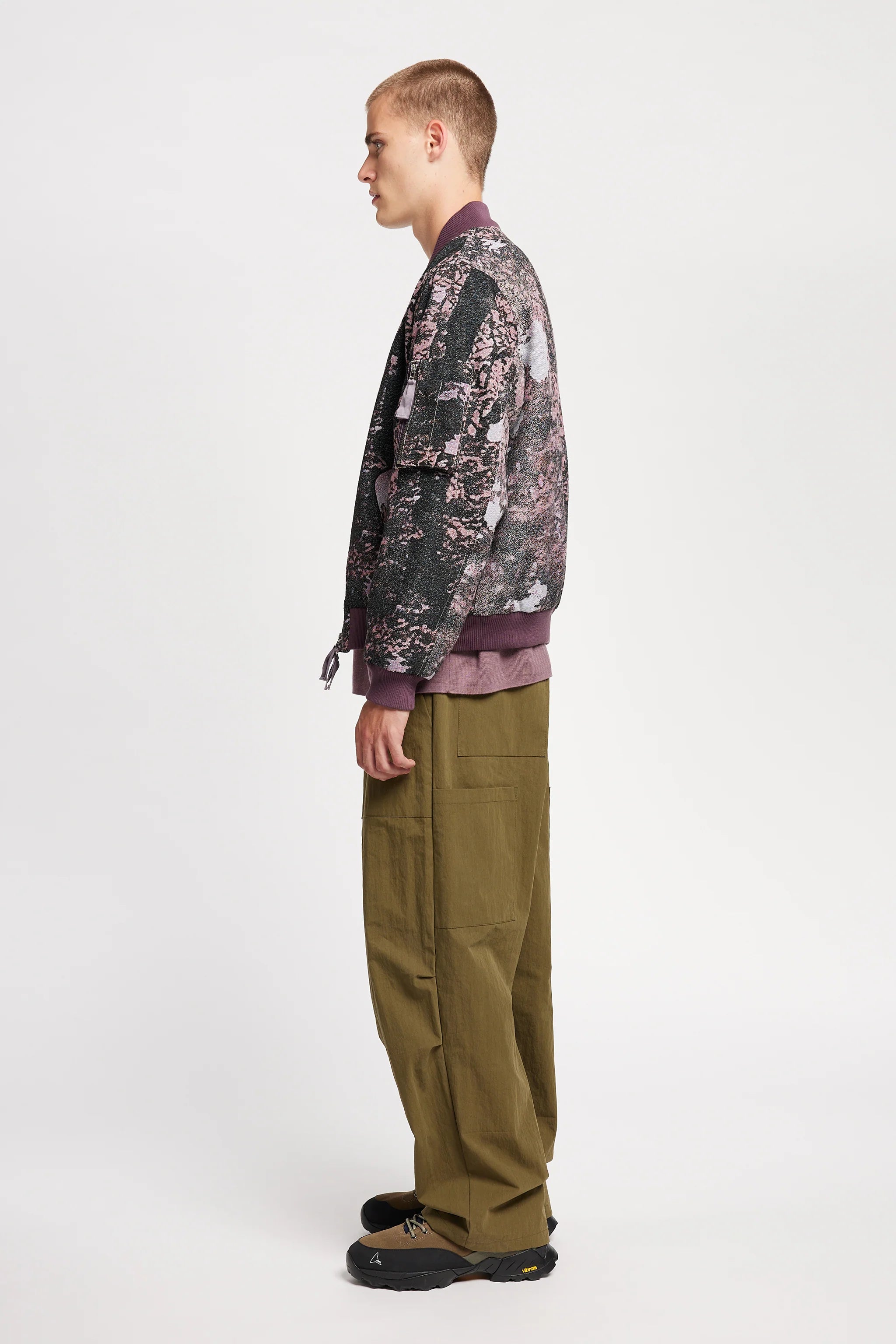 Kloke - Sustain Unisex Bomber - Purple Print