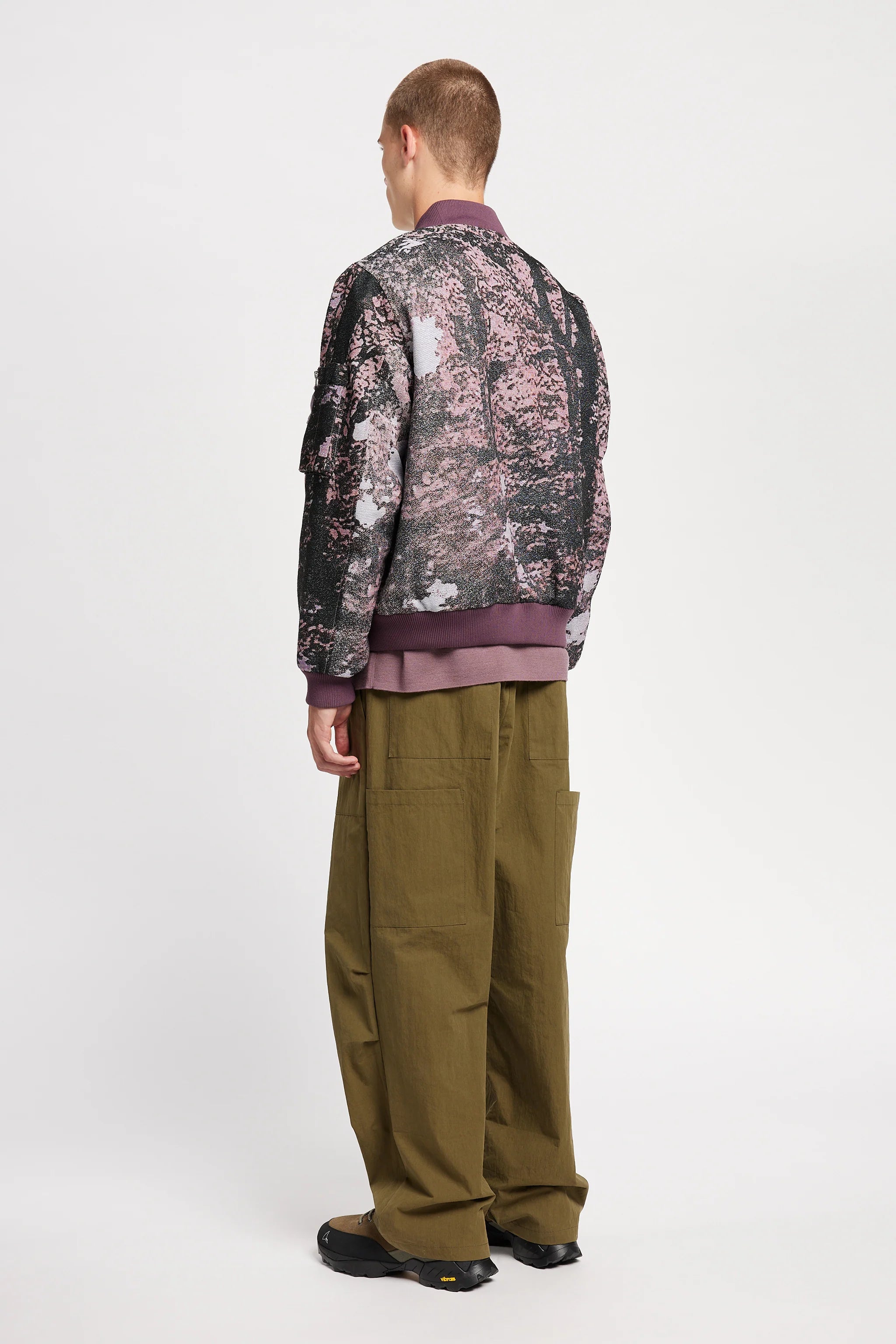 Kloke - Sustain Unisex Bomber - Purple Print