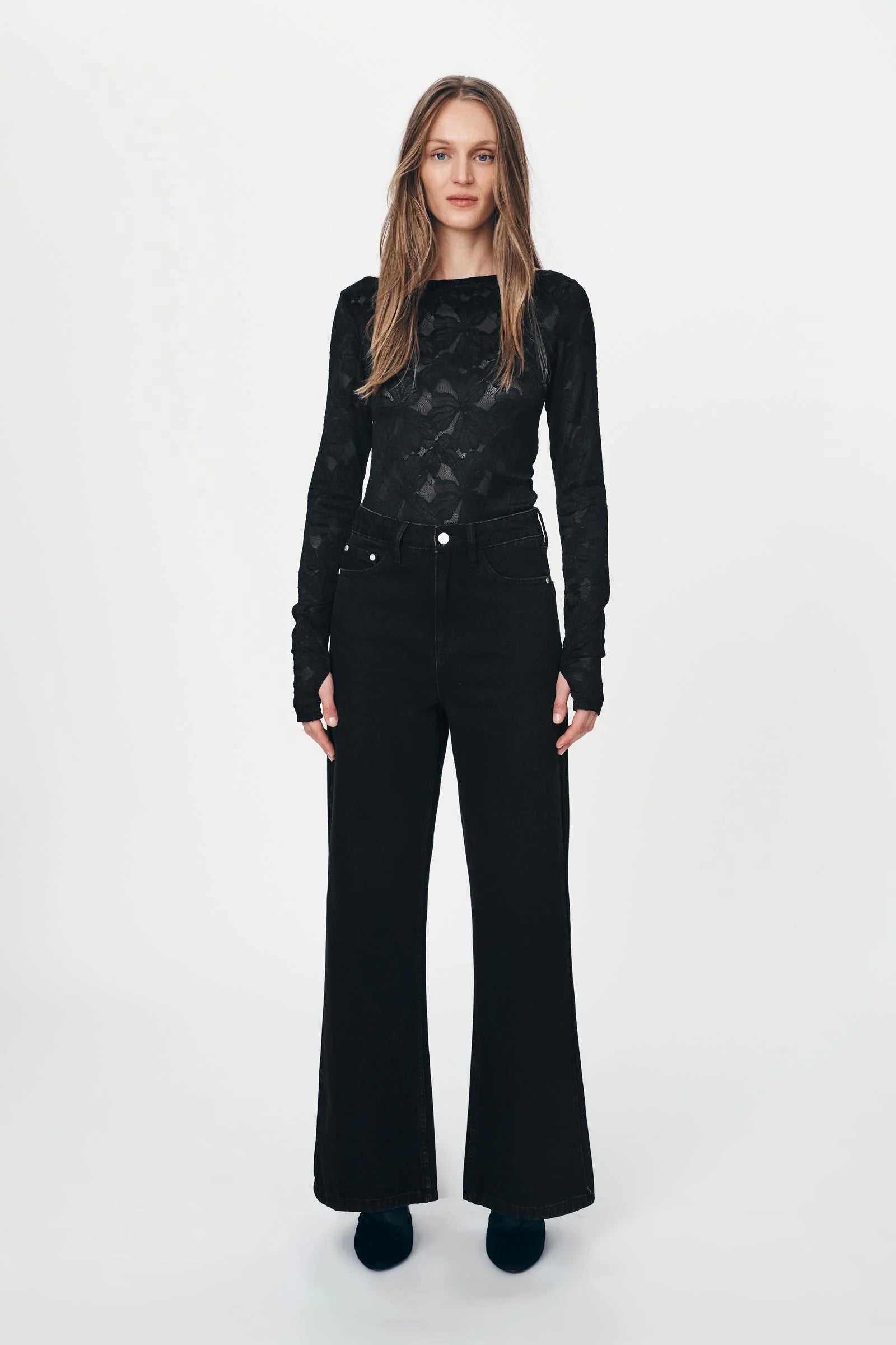 ROWIE - Molly Classic Jeans - Noir
