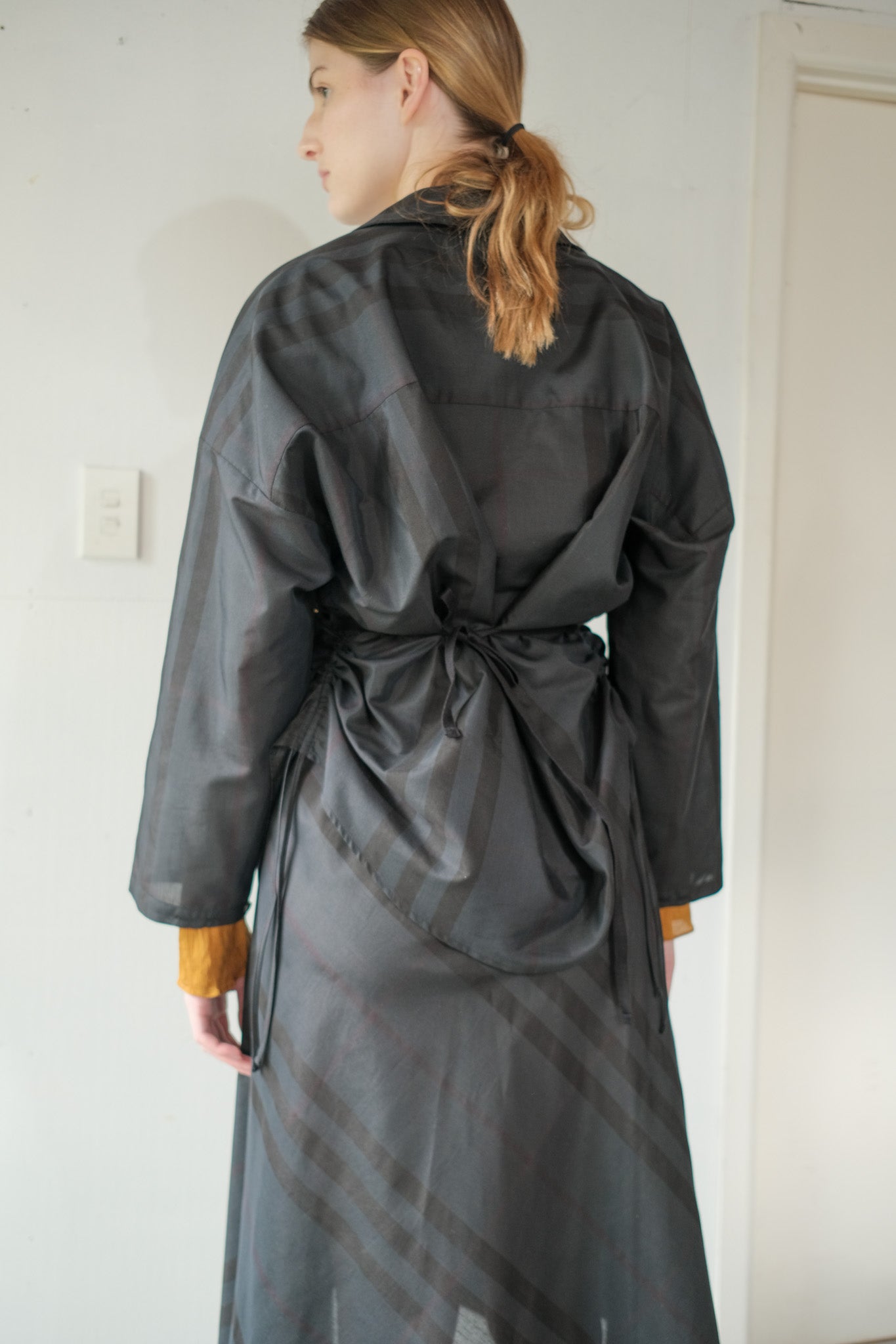 ANNIE x Oosterom - Painter’s Shirt 2.0 - Black Silk Cotton