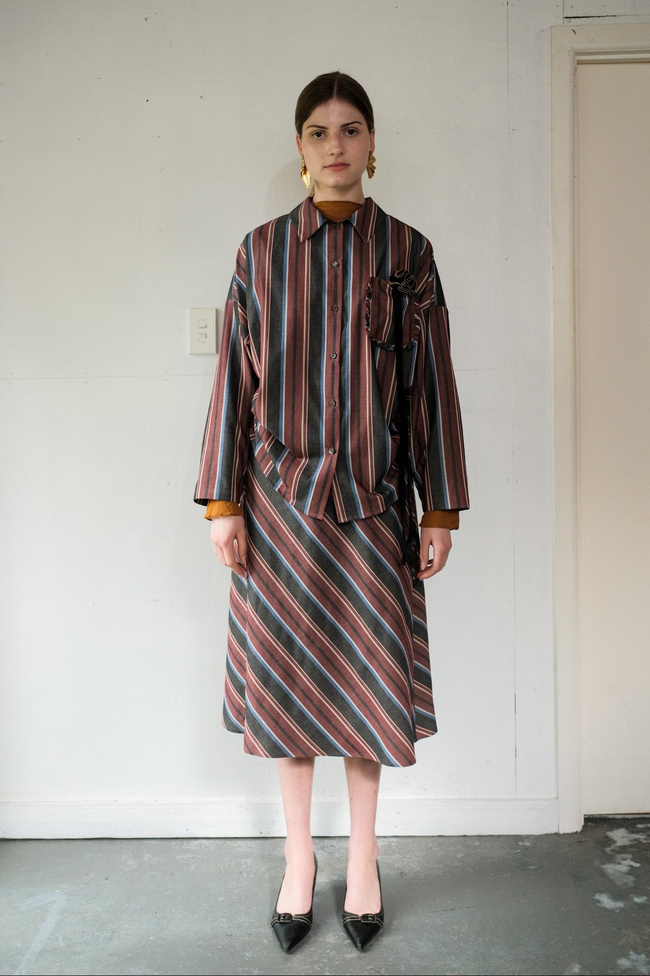 ANNIE x Oosterom - Painter’s Shirt 2.0 - Vintage Stripe