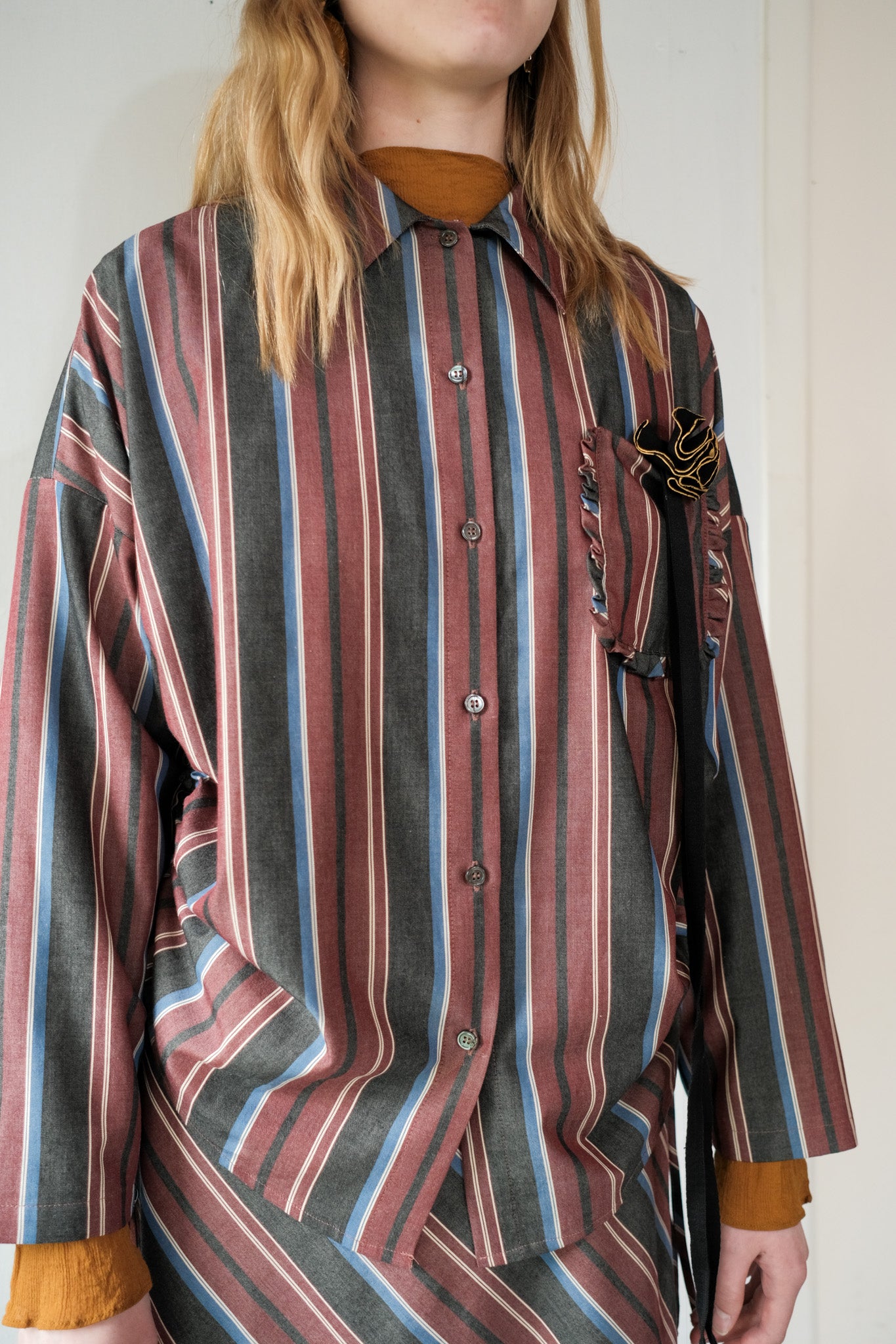 ANNIE x Oosterom - Painter’s Shirt 2.0 - Vintage Stripe