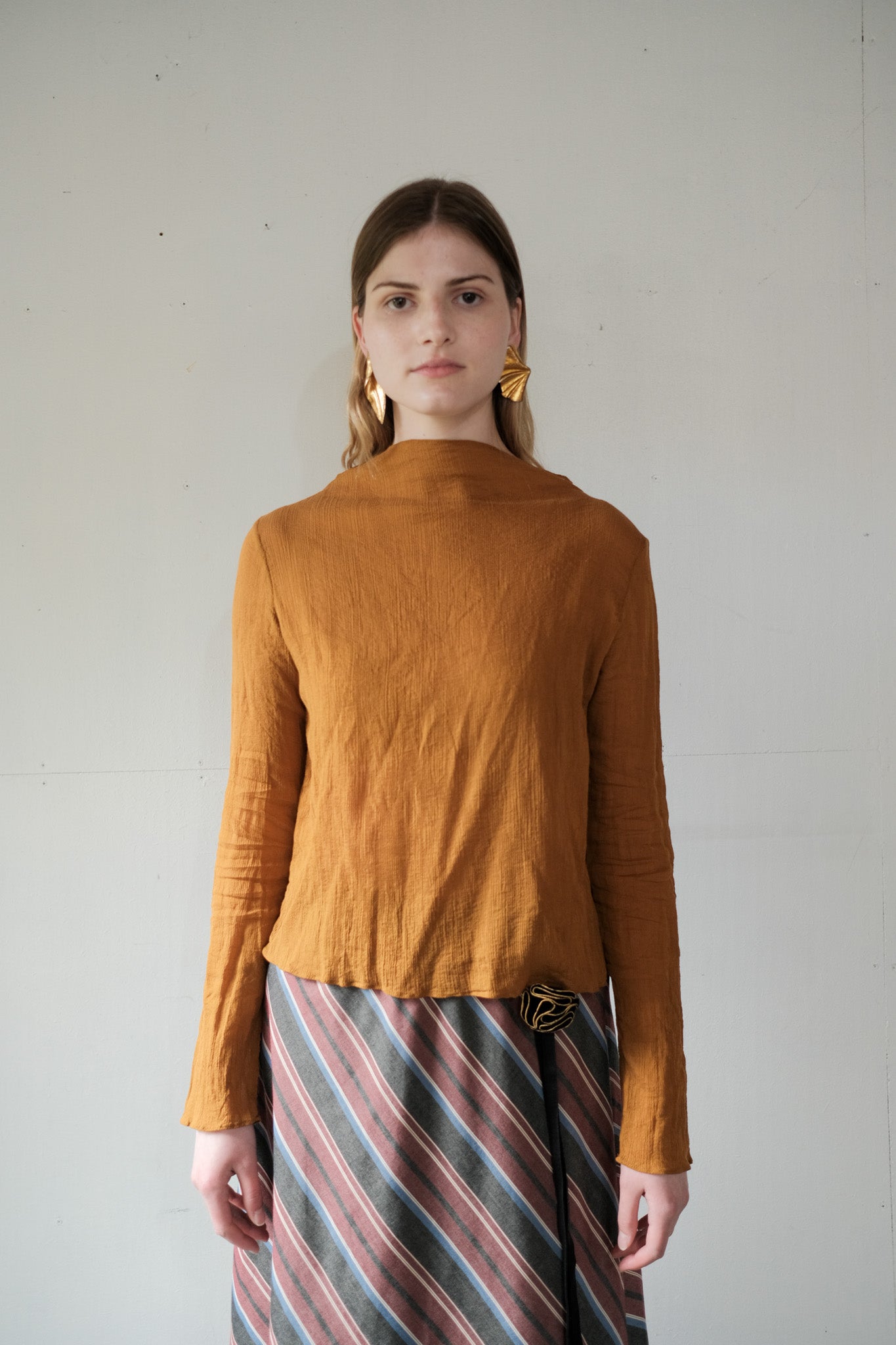 ANNIE x Oosterom - Crinkle Skivvy - Copper