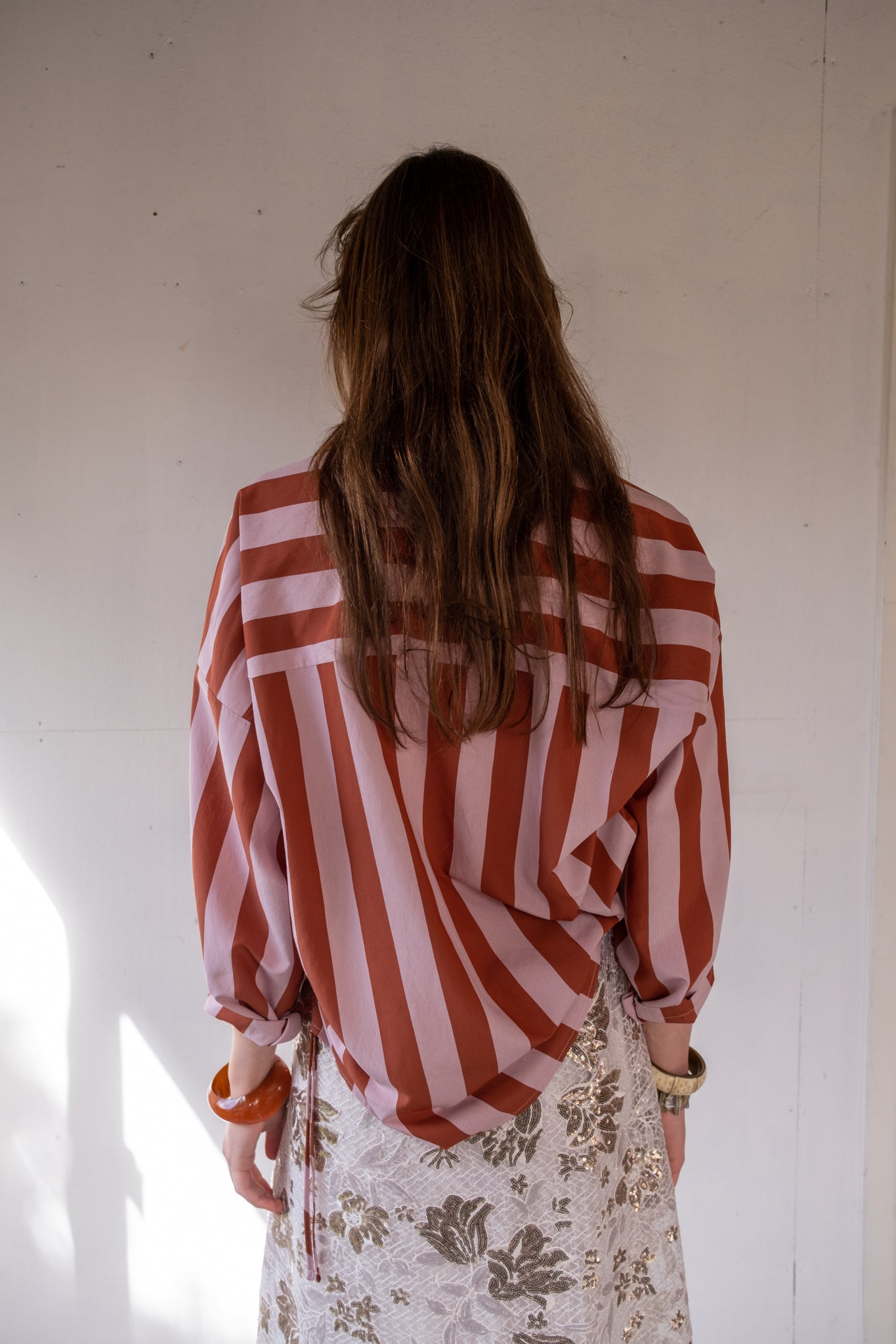 Oosterom X Found - Painters Shirt 2.0 - Raspberry Bubblegum