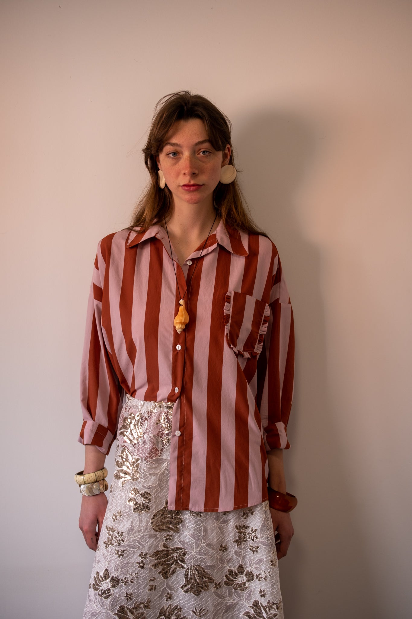 Oosterom X Found - Painters Shirt 2.0 - Raspberry Bubblegum