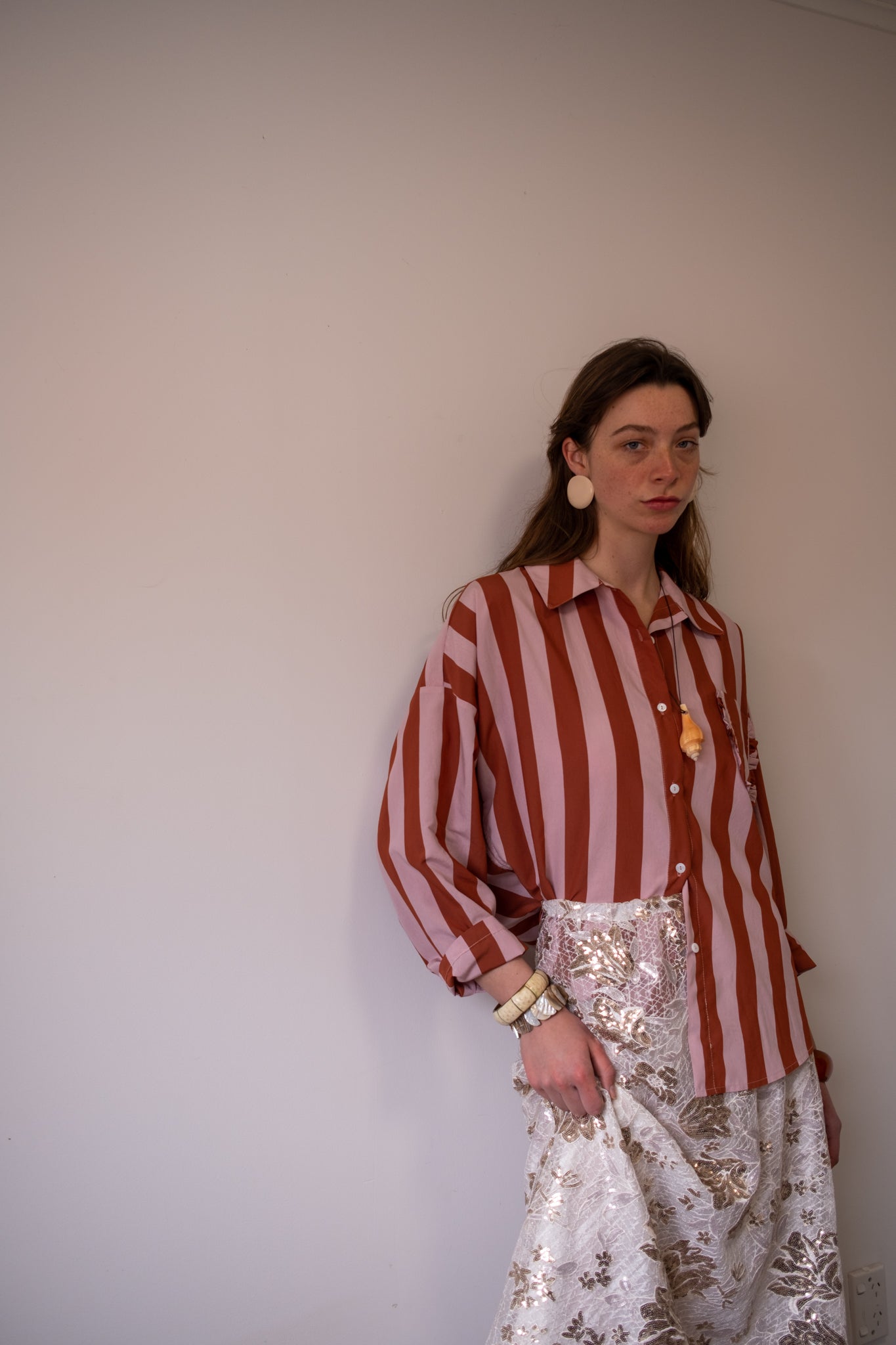 Oosterom X Found - Painters Shirt 2.0 - Raspberry Bubblegum