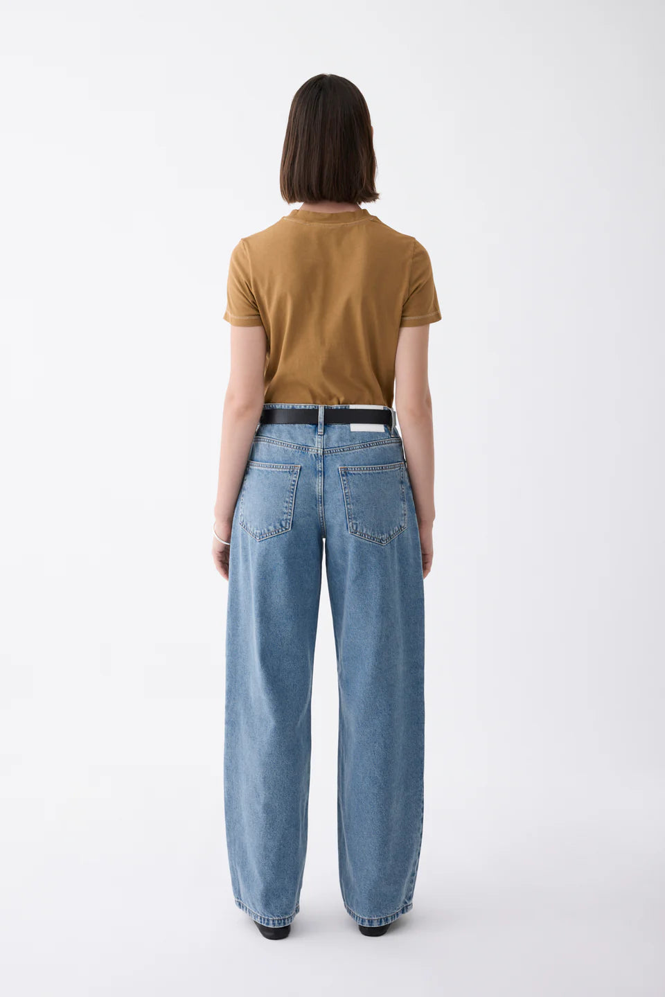 Outland Denim - Avril Mid Slouchy Wide Jean - Heirloom