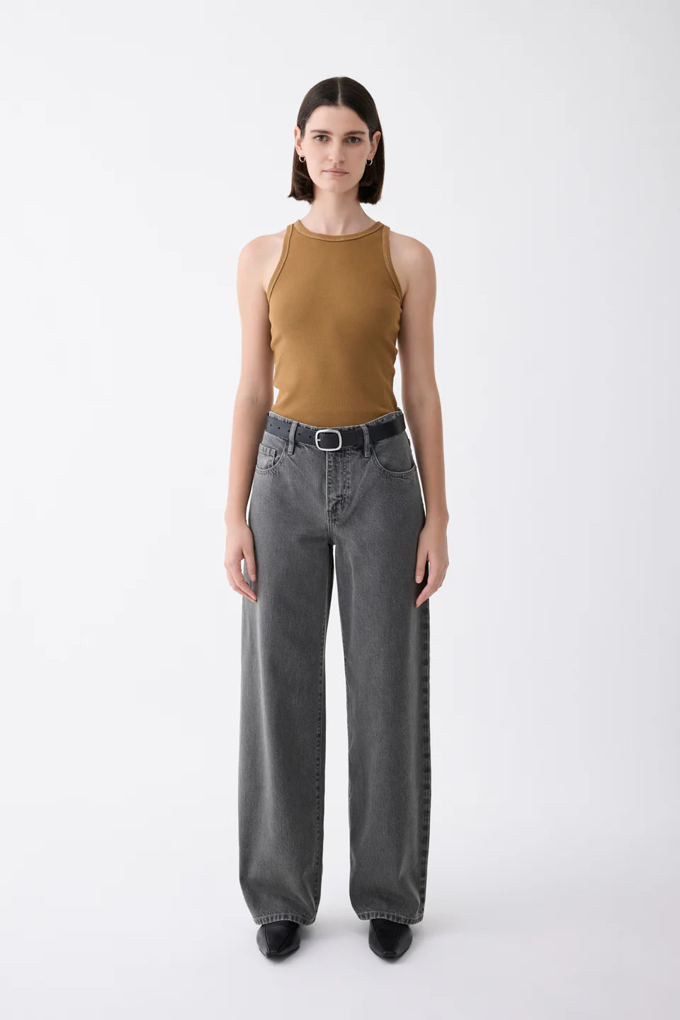 Outland Denim - Avril Mid Slouchy Wide Jean - Crusade