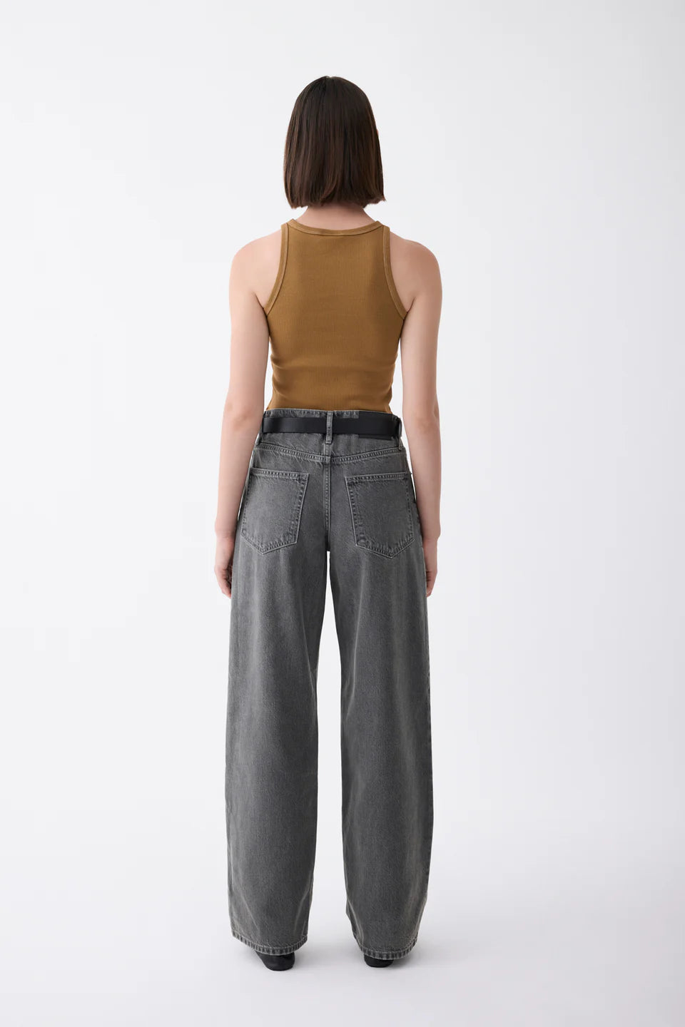 Outland Denim - Avril Mid Slouchy Wide Jean - Crusade