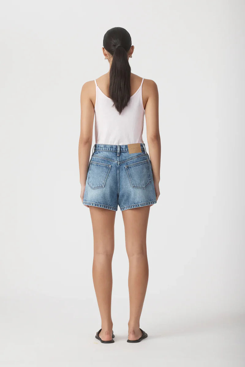 Outland Denim - Annie High Relaxed Short - Aerobat