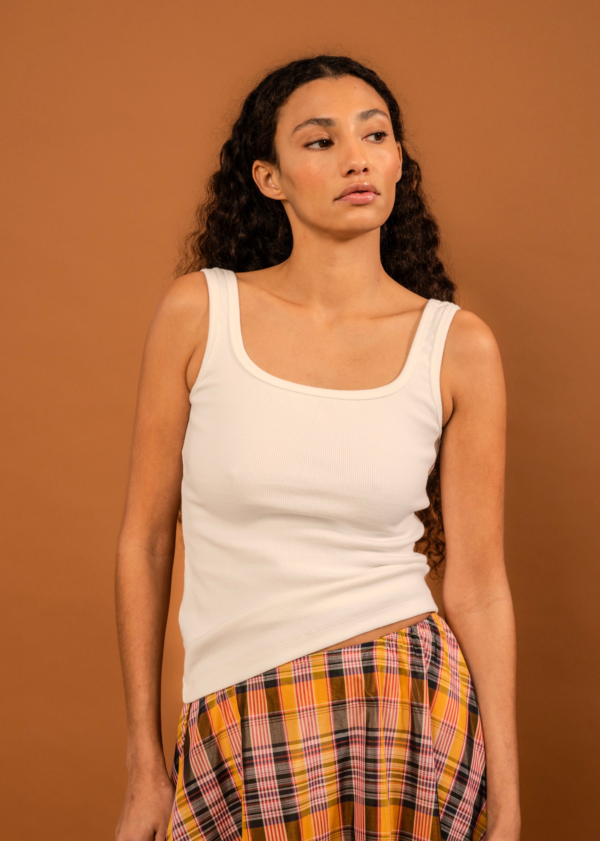 LAST ONE | Penny Sage - Leta Singlet - Ivory