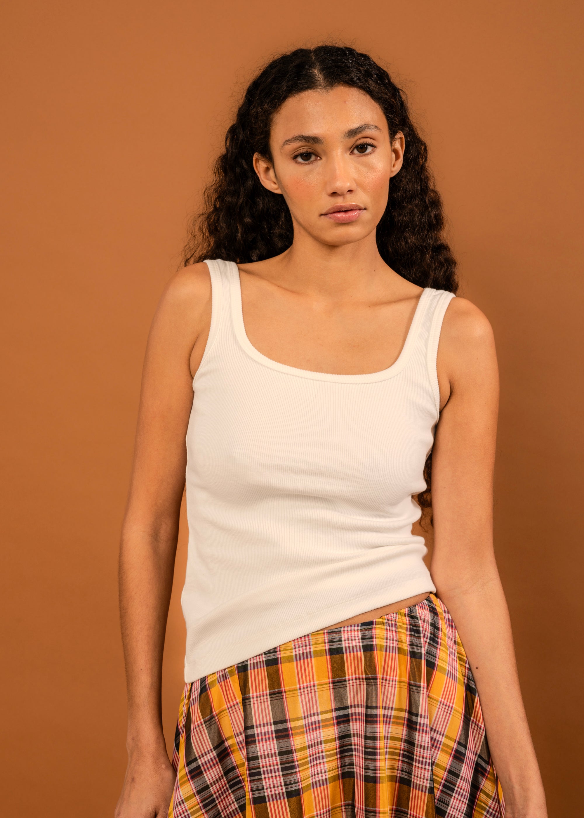 LAST ONE | Penny Sage - Leta Singlet - Ivory