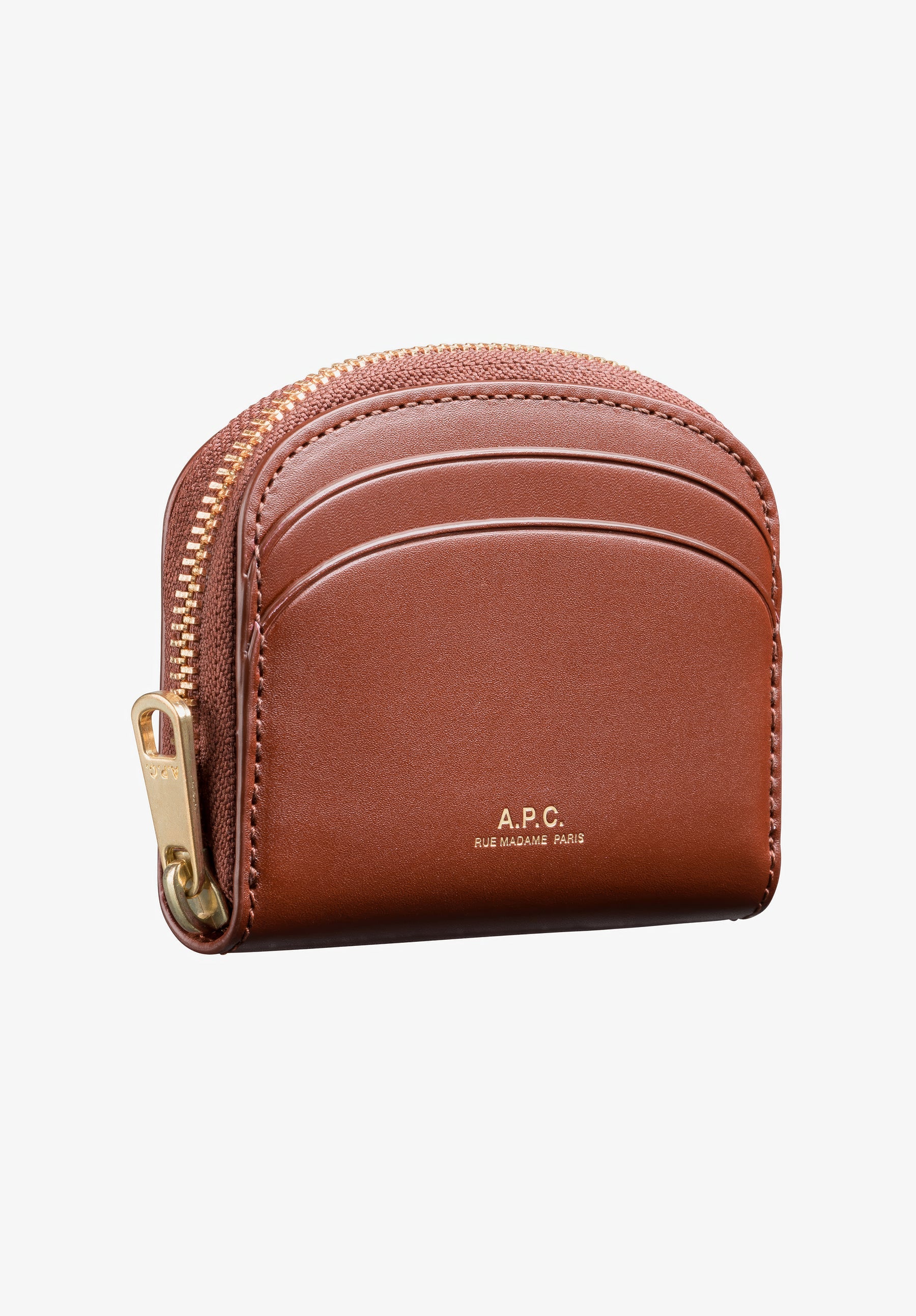 A.P.C - Compact Demi-Lune - Noisette