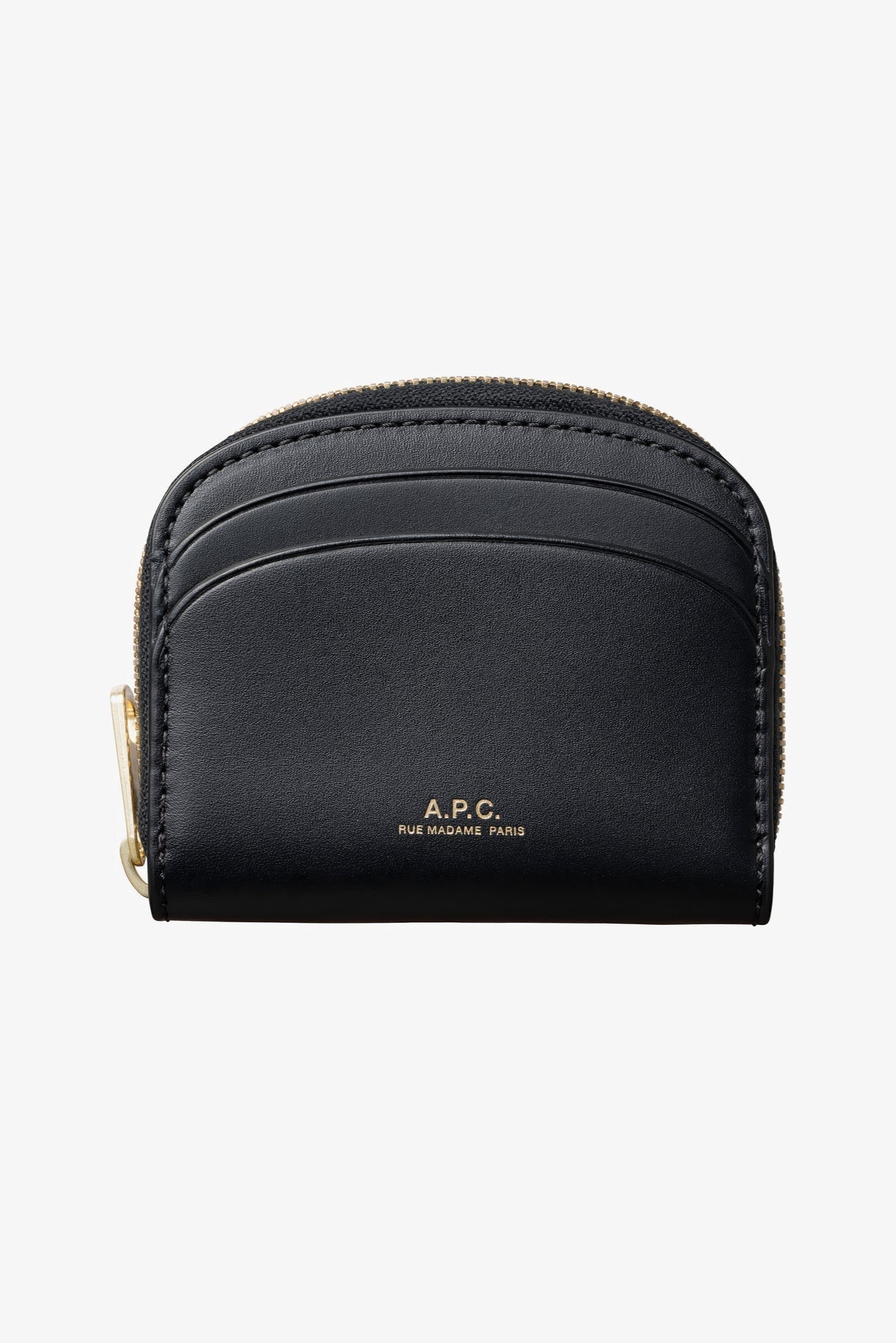 A.P.C - Compact Demi-Lune Mini - Black