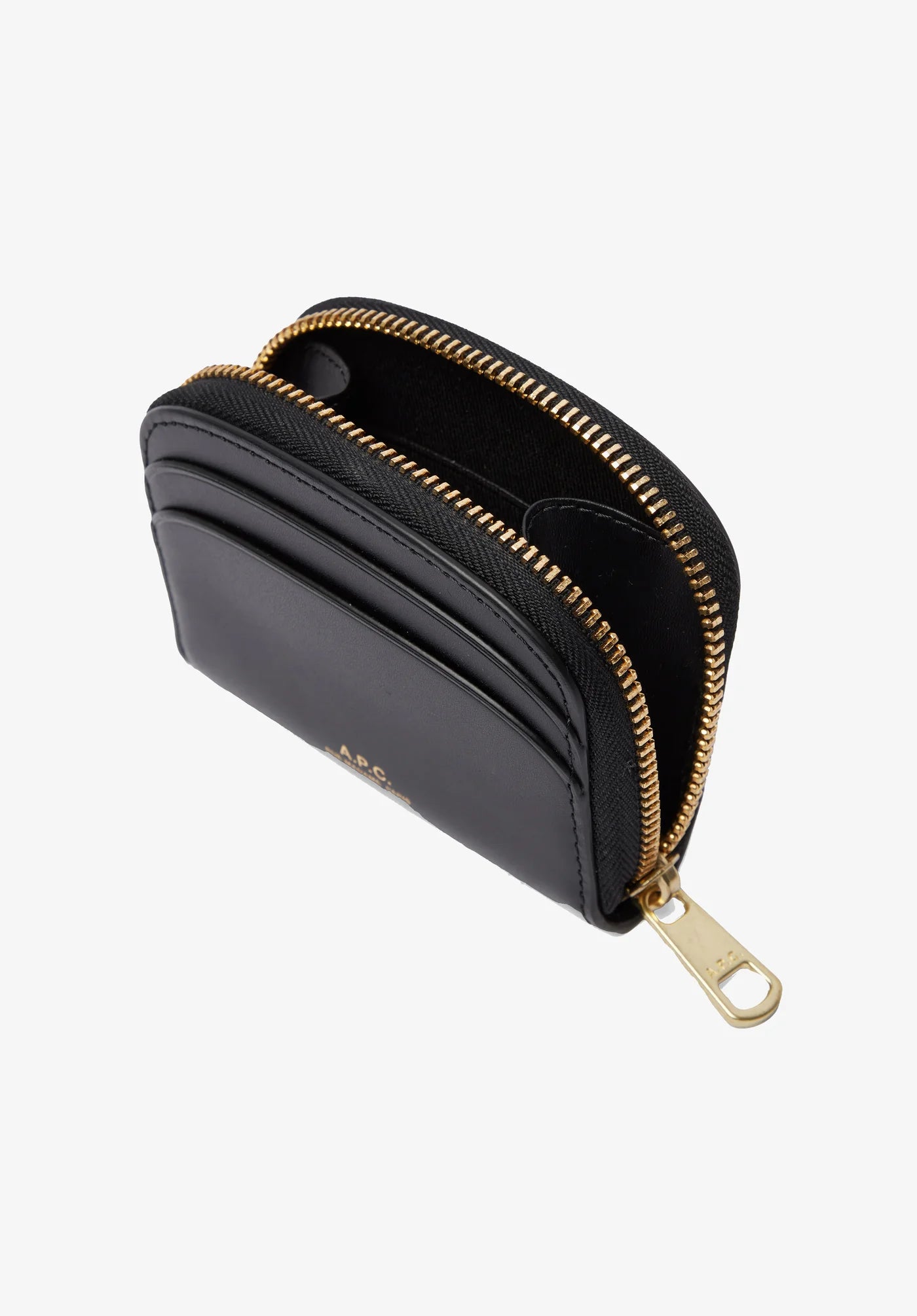 A.P.C - Compact Demi-Lune Mini - Black