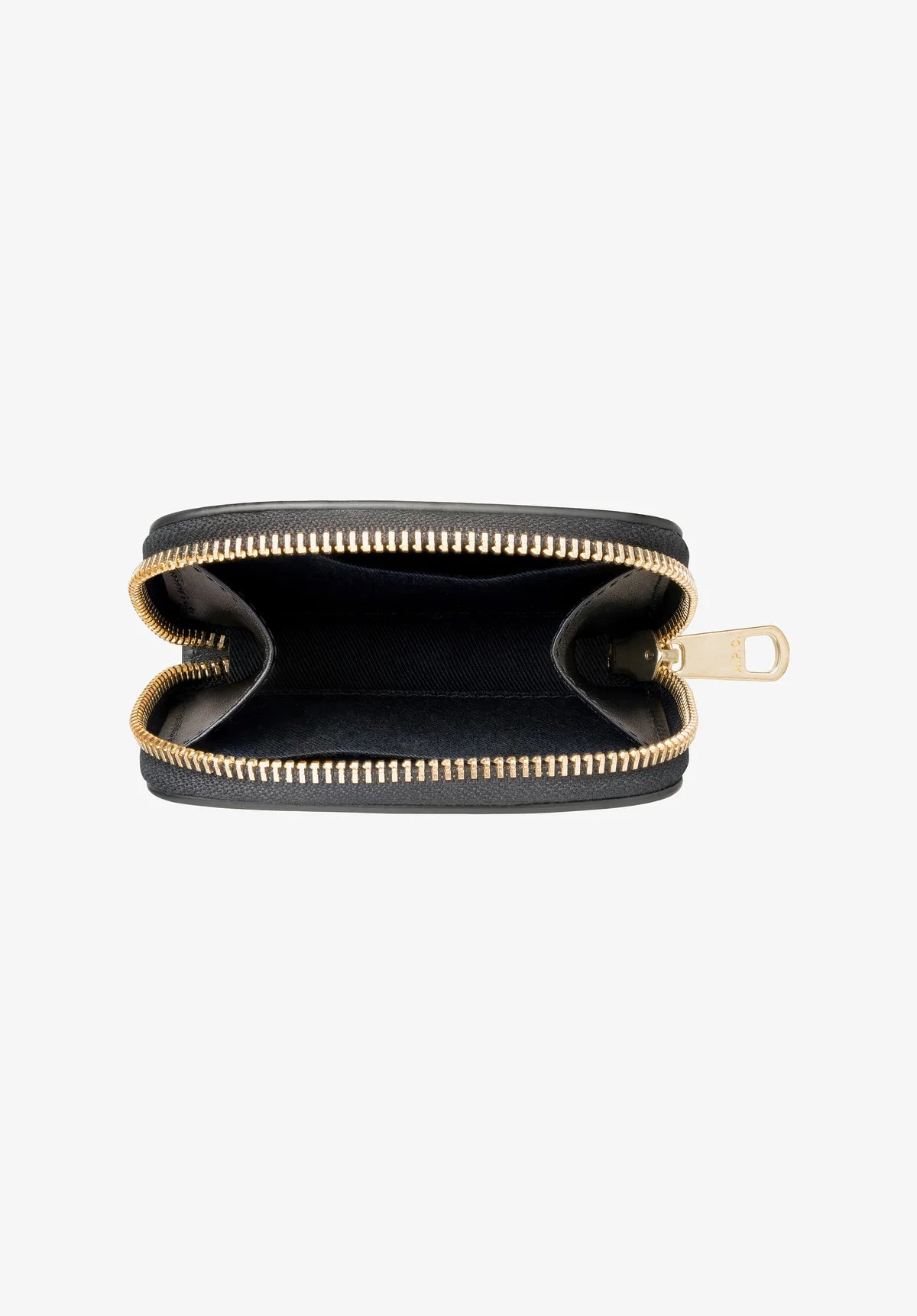 A.P.C - Compact Demi-Lune Mini - Black