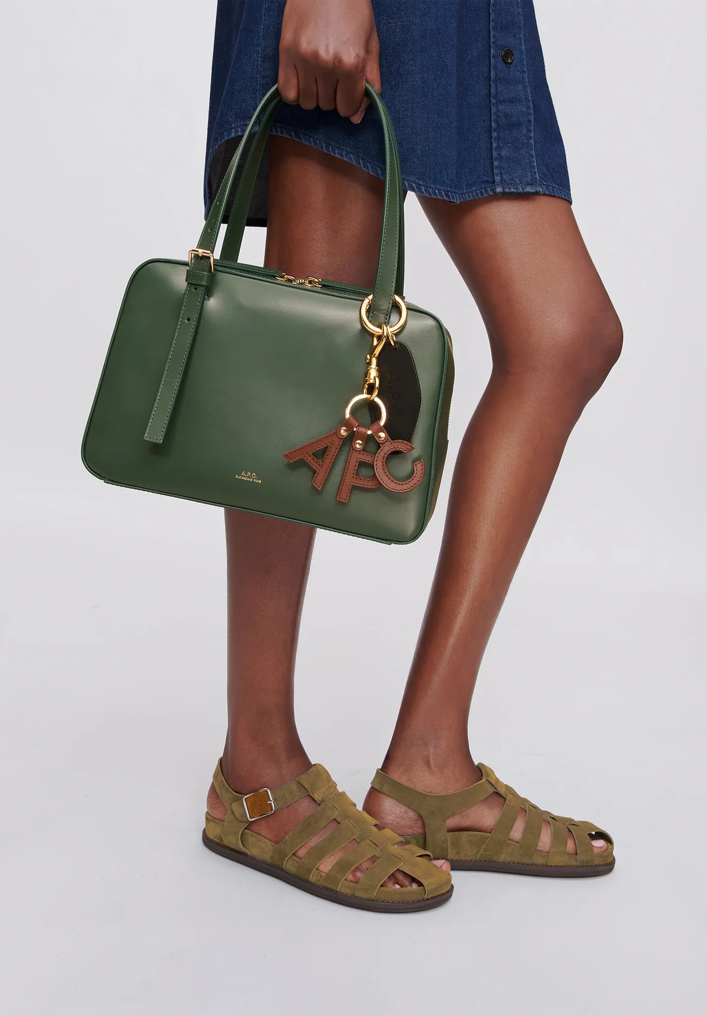 A.P.C - Porte-Cles Lettres - Noisette