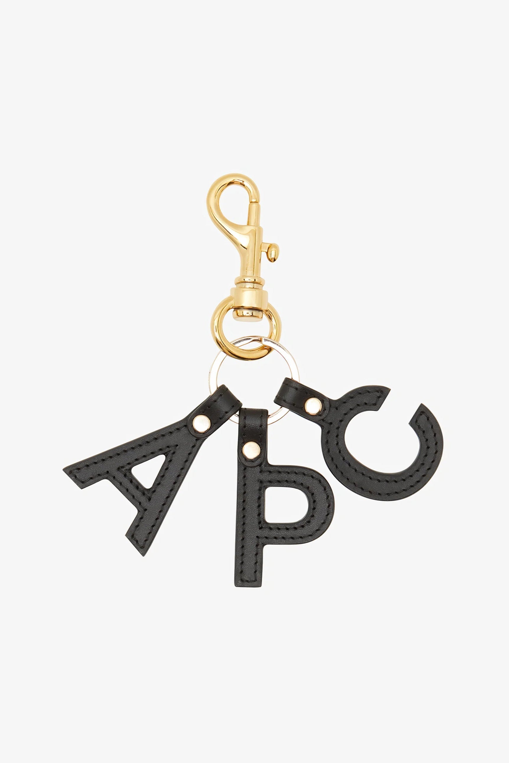A.P.C - Lettres Keychain - Black