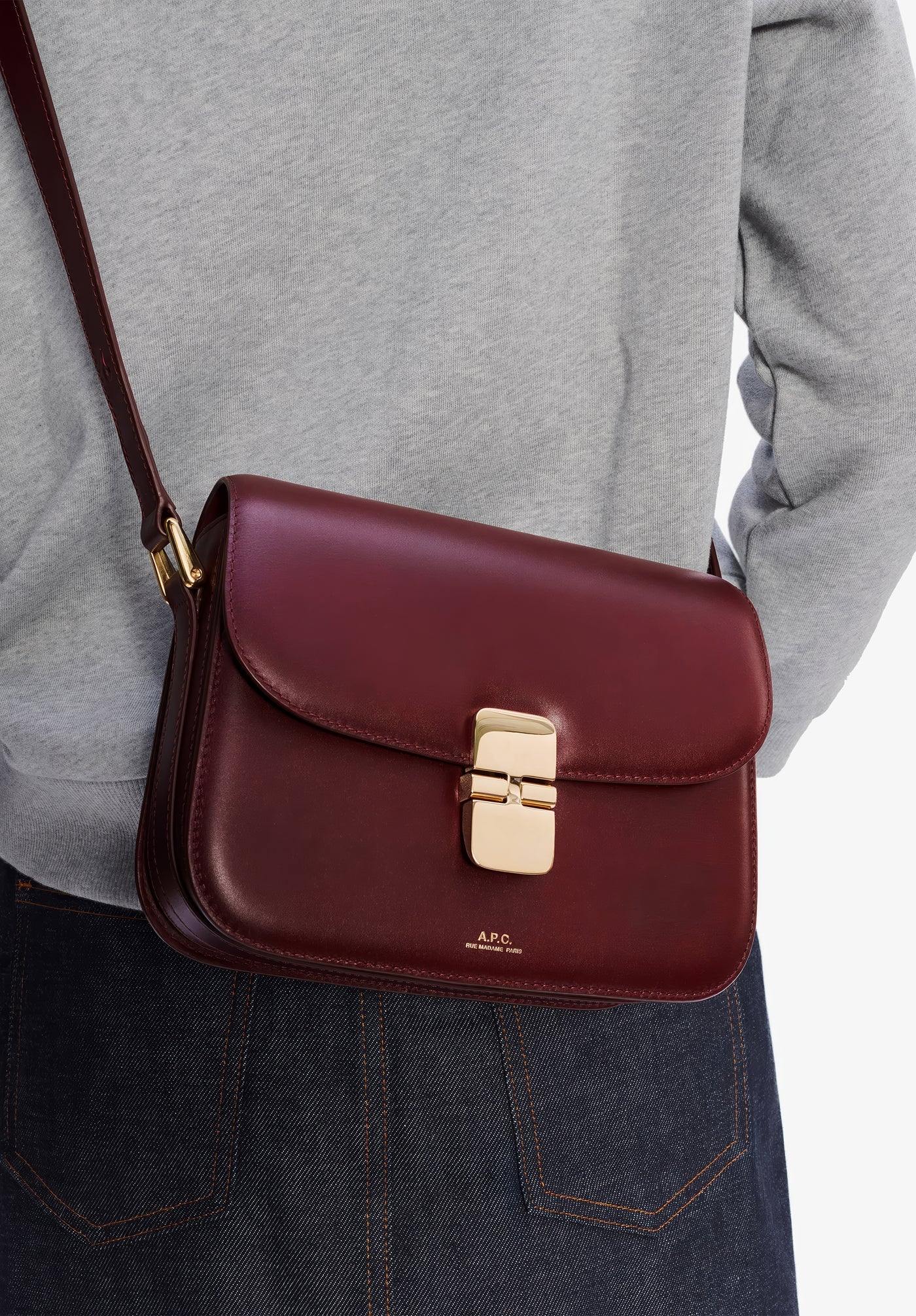 A.P.C - Grace Bag Small - Vino