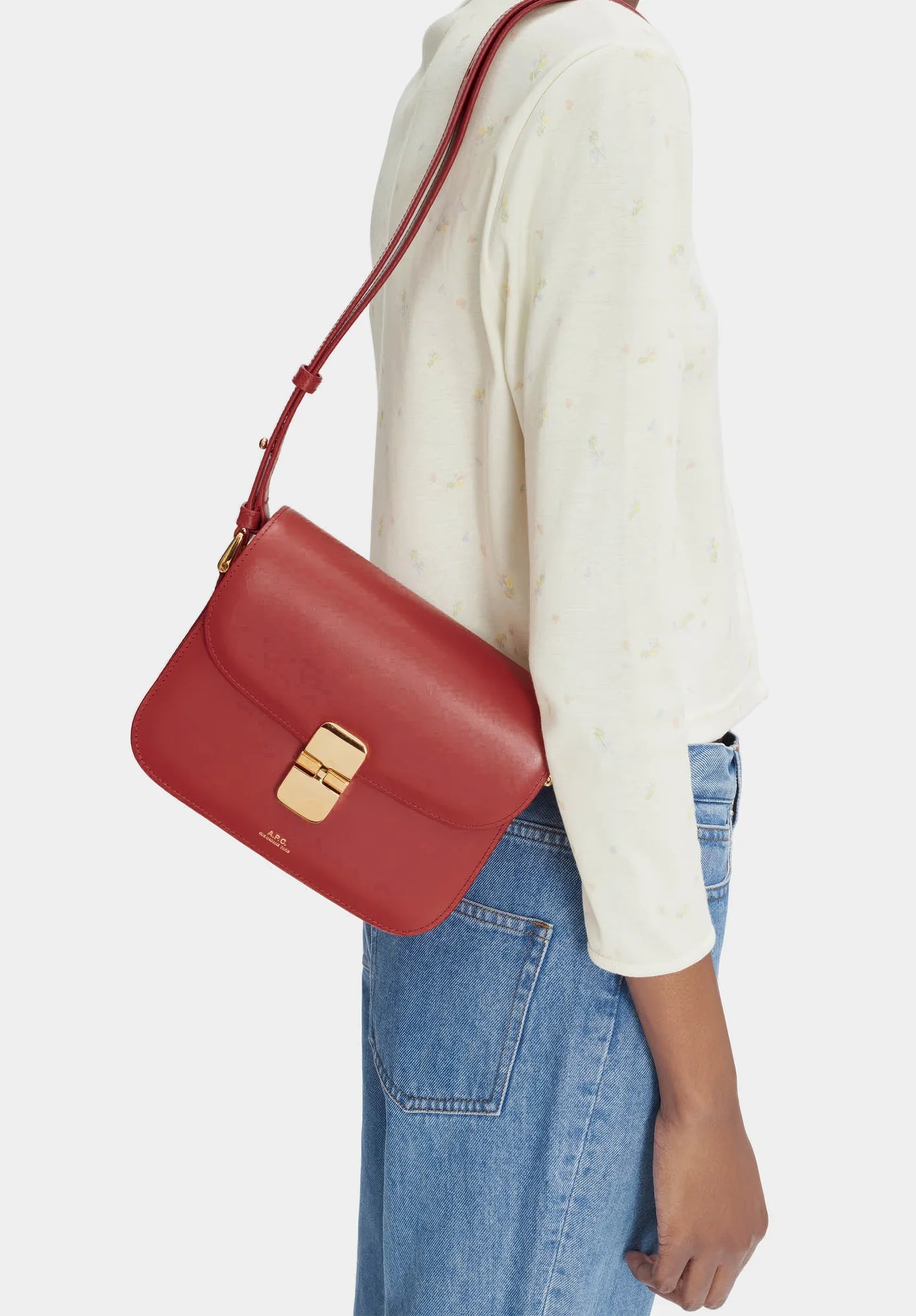 A.P.C - Small Grace Bag - Cherry