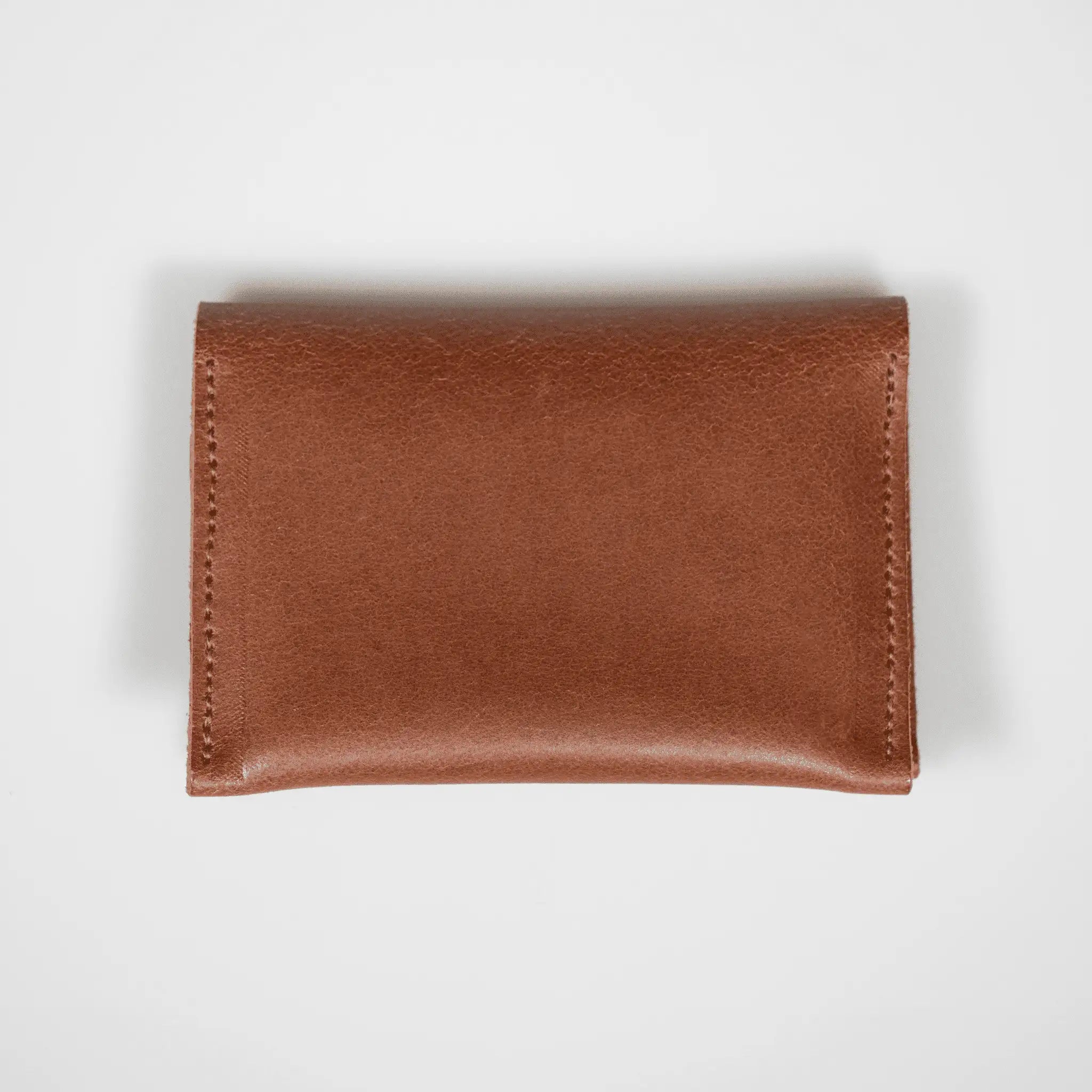 Parisian Crafted - Leather Folded Card Wallet - Tan
