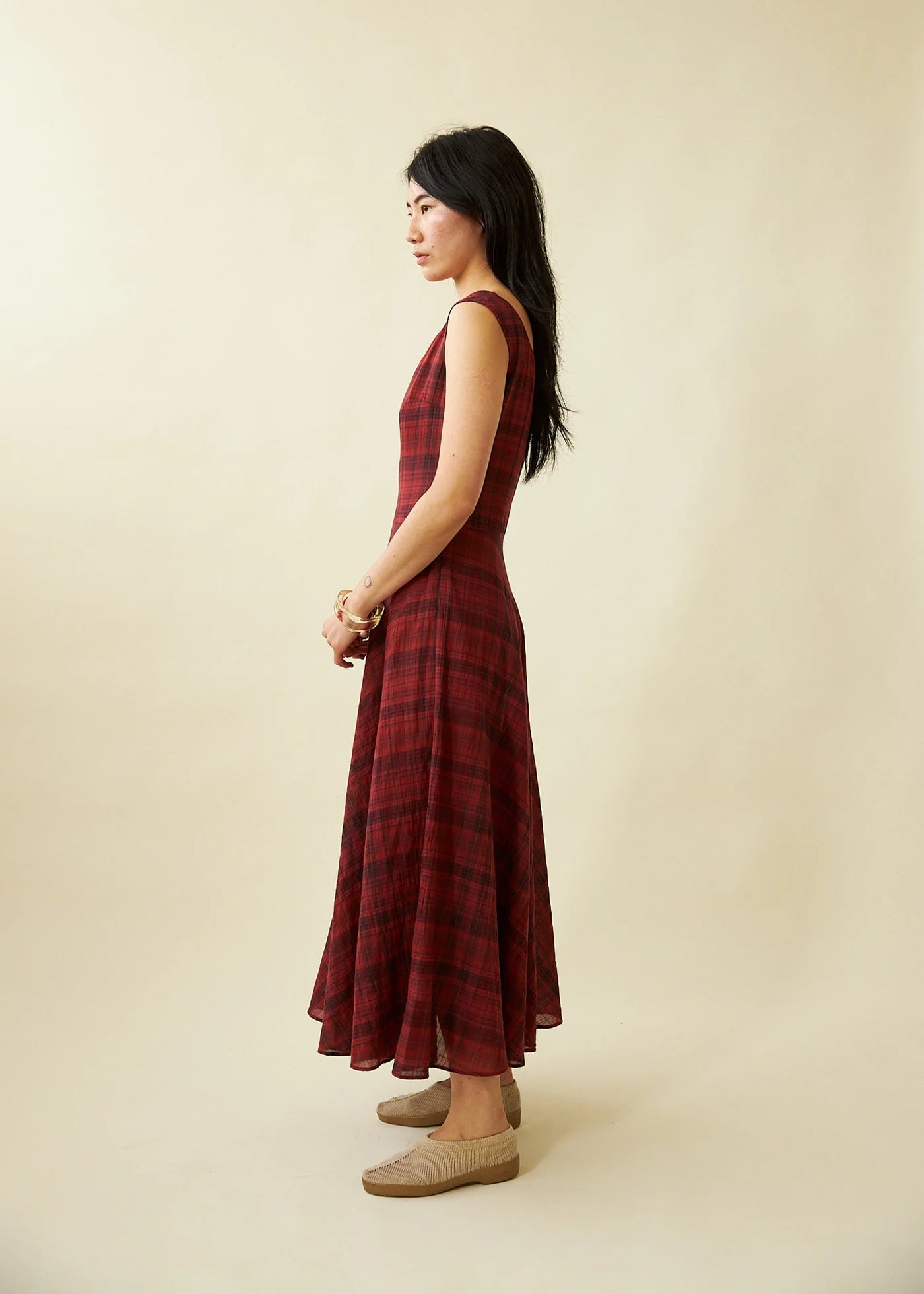Penny Sage - Cleo Dress - Dahlia Tartan