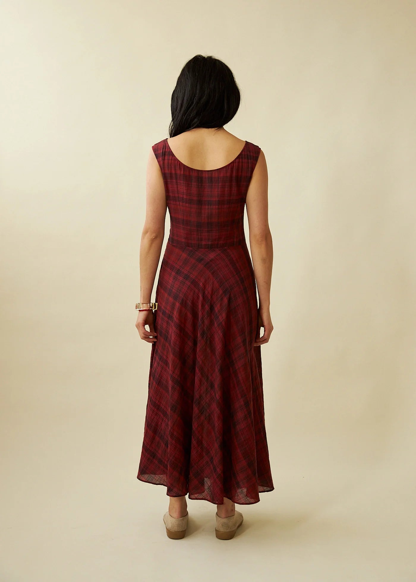 Penny Sage - Cleo Dress - Dahlia Tartan