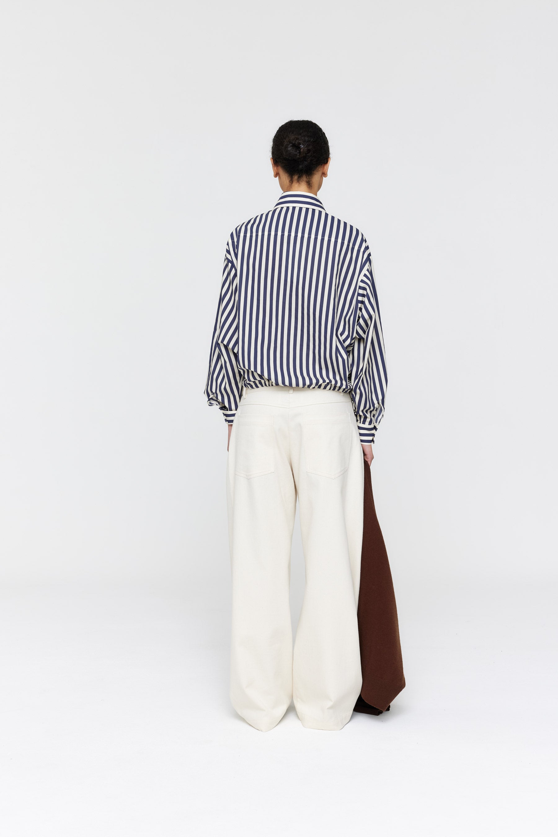 Ricochet - Arthur Shirt - Ink + Clotted Cream