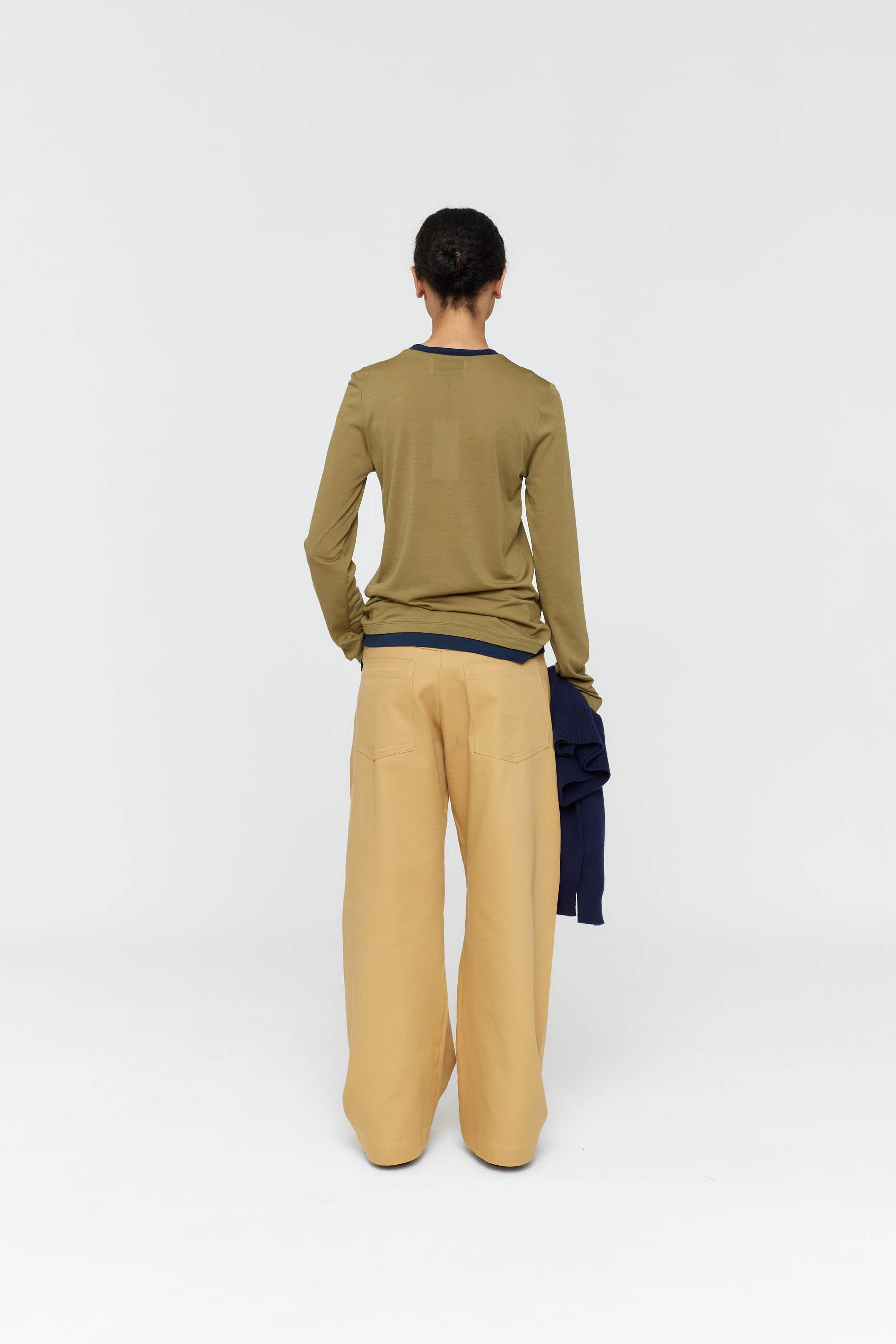 Ricochet - Fox Long Sleeve Tee - Olive + Ink