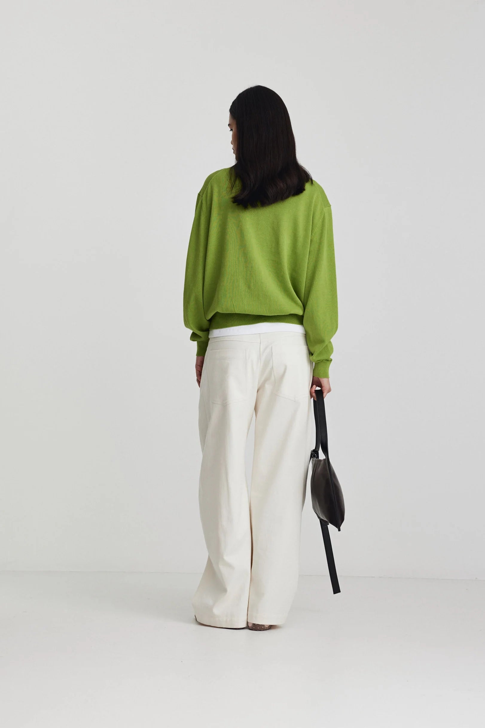 Ricochet - Amina Jumper - Apple Green