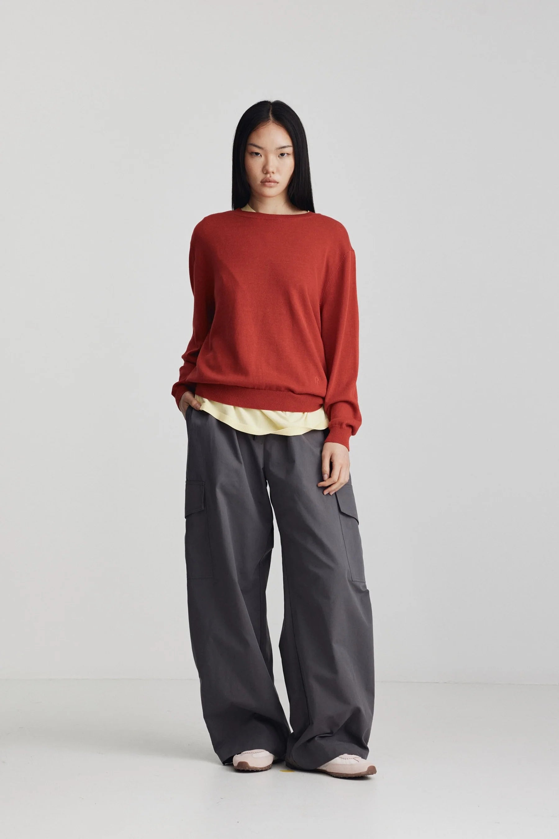Ricochet - Fils Jumper - Berry Red