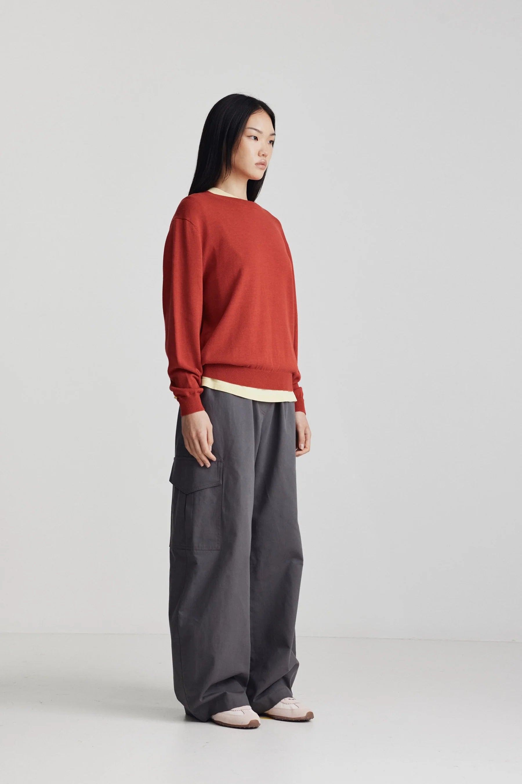 Ricochet - Fils Jumper - Berry Red