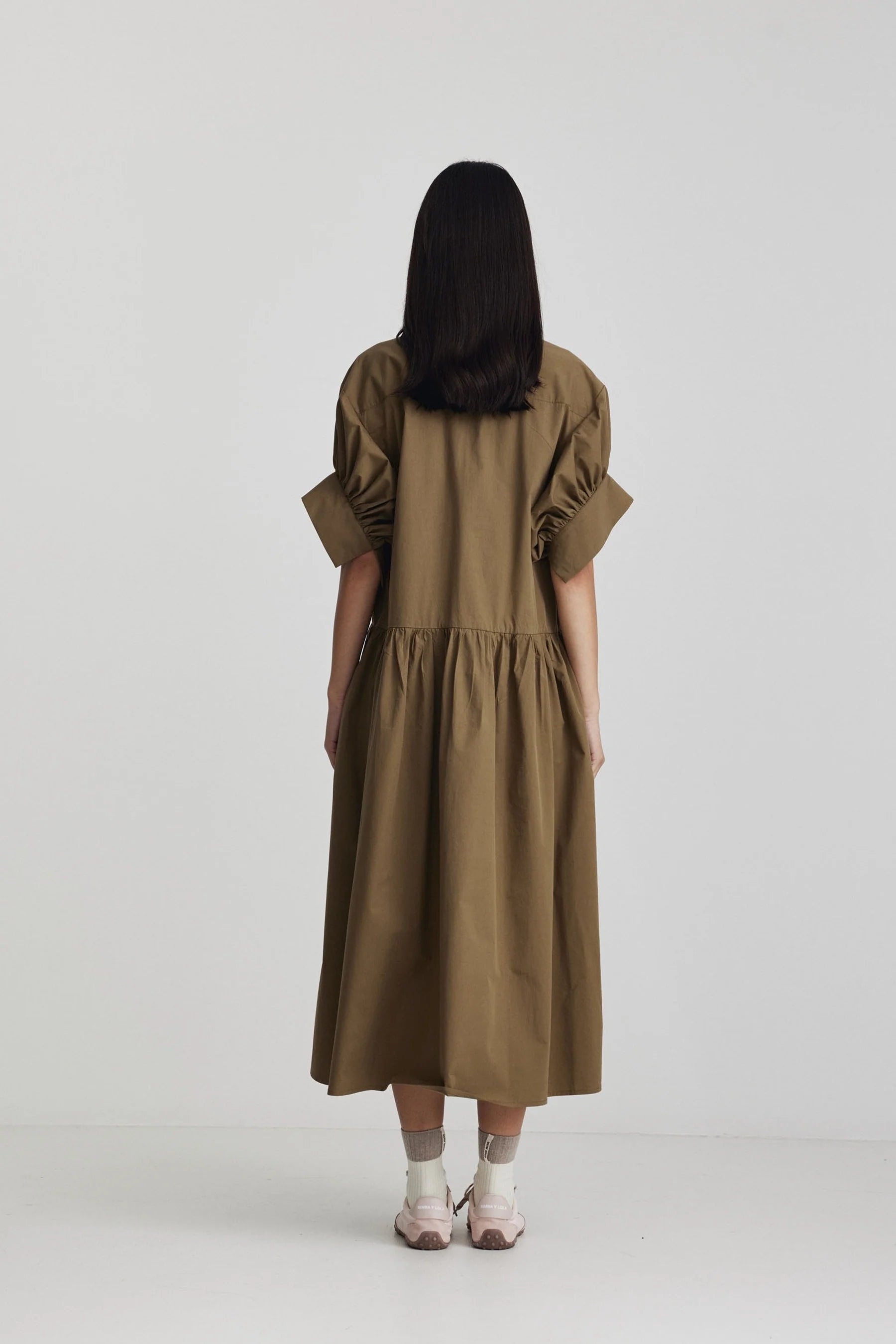 Ricochet - Joni Shirt Dress - Olive