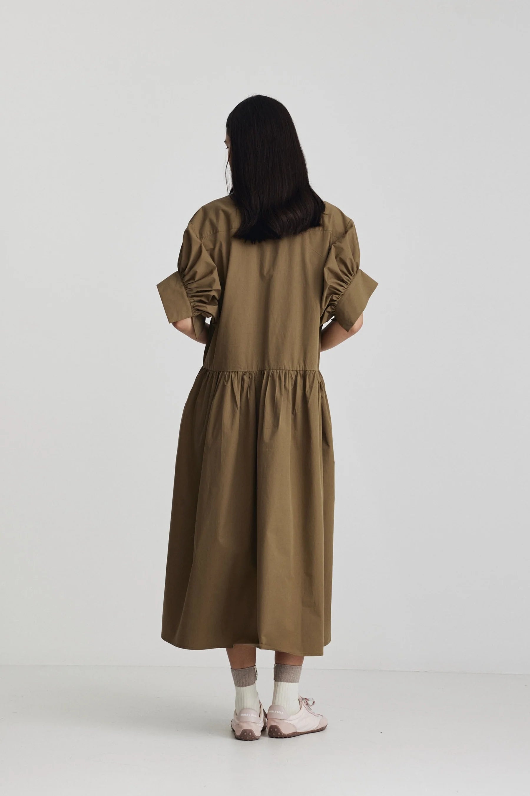 Ricochet - Joni Shirt Dress - Olive