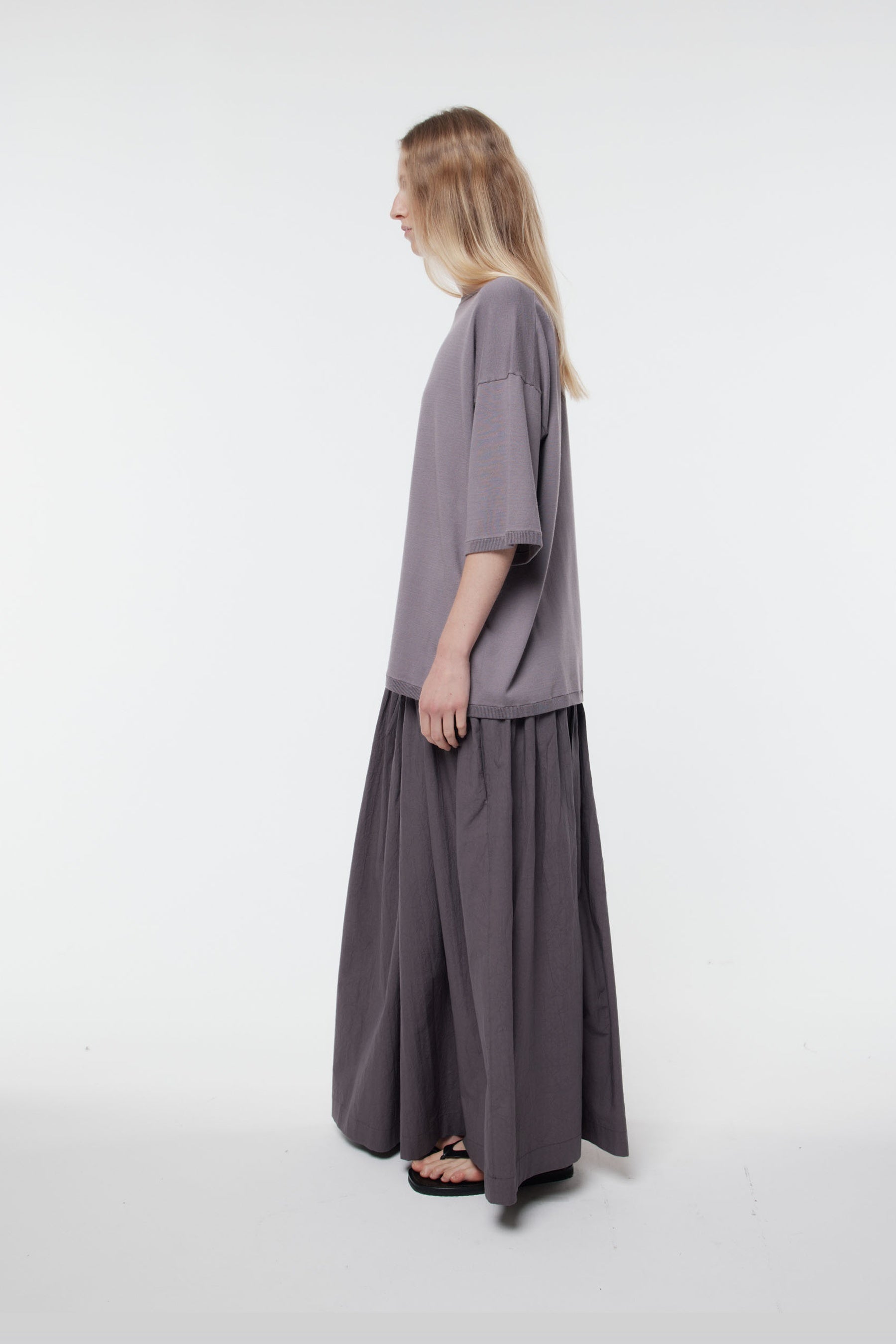 Gregory - Marlon Knit Tee - Ash Lavender