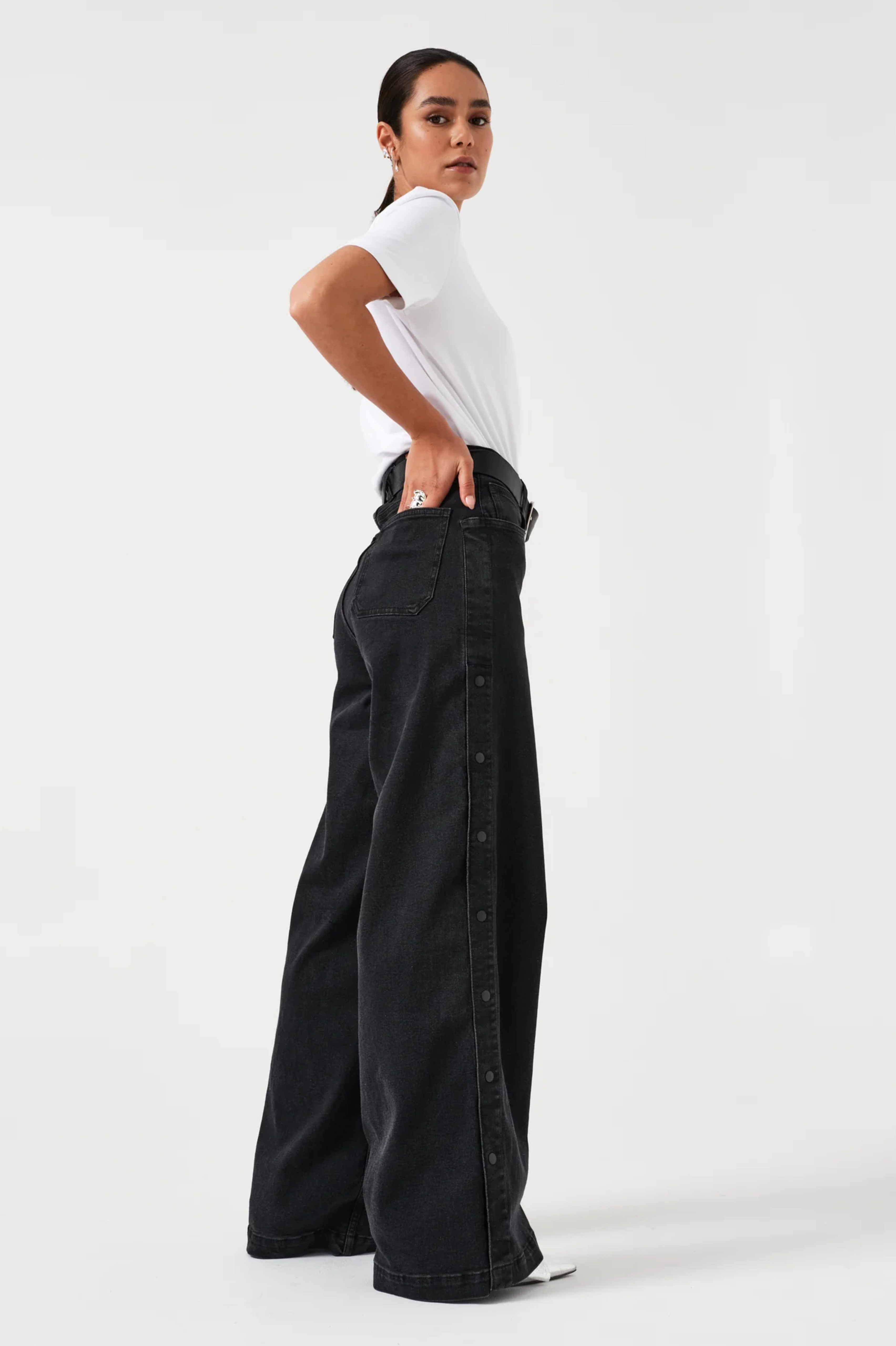 Seventy + Mochi - Bay Jean - Washed Black