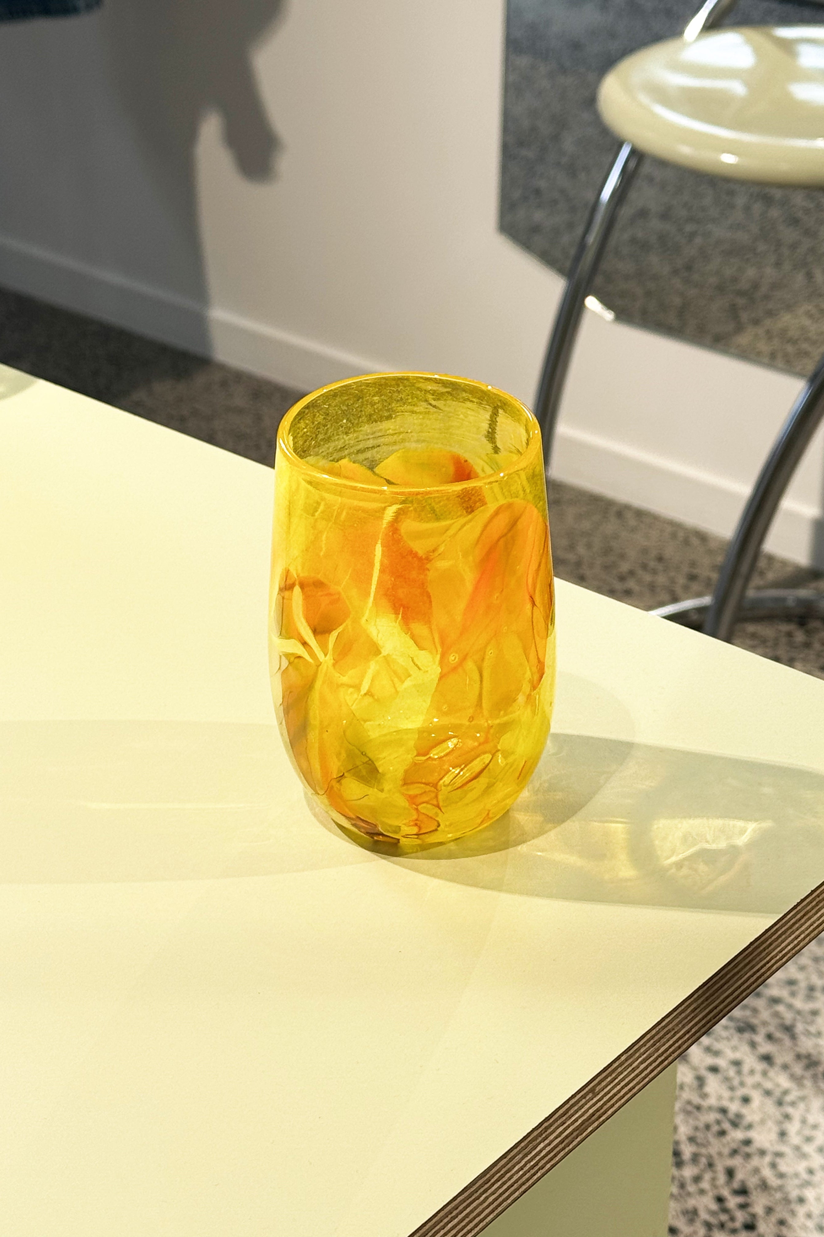 Grinter Glass Shard Tumbler - Yellow