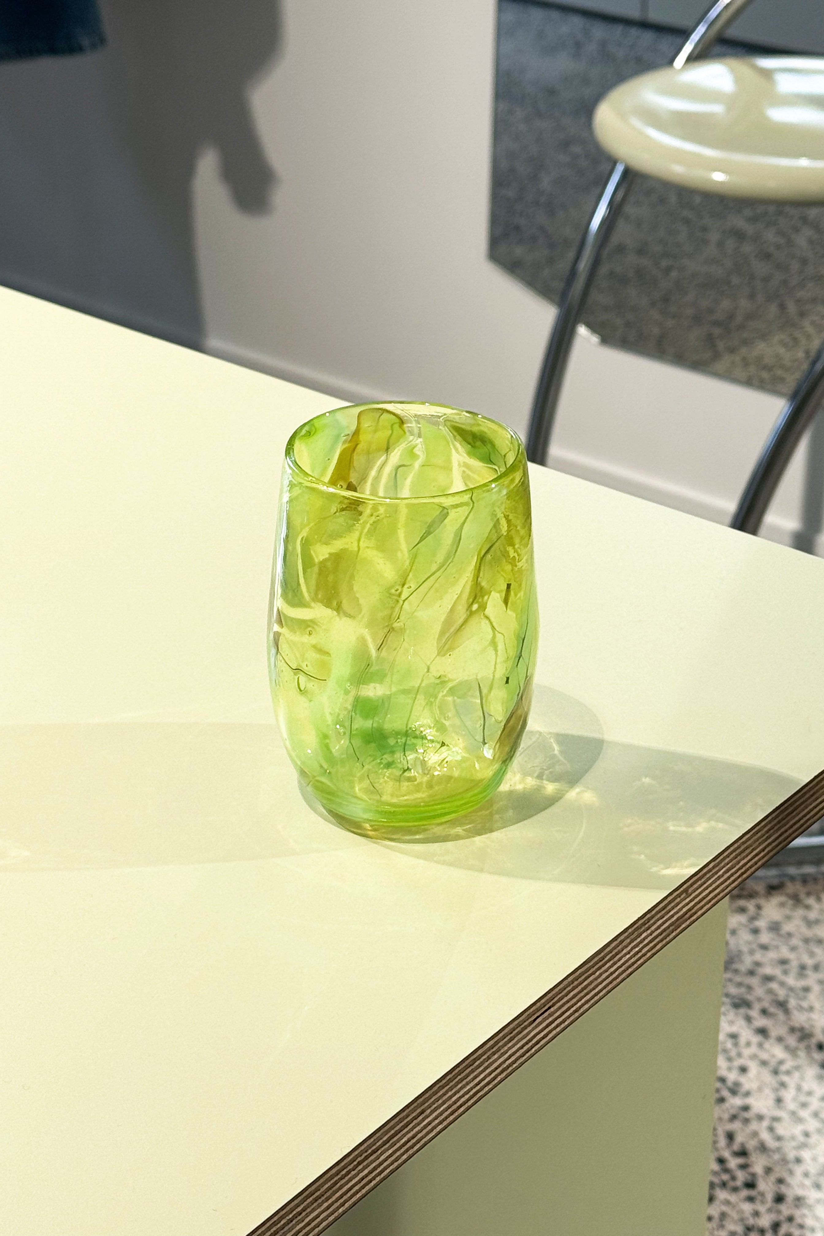 Grinter Glass Shard Tumbler - Green
