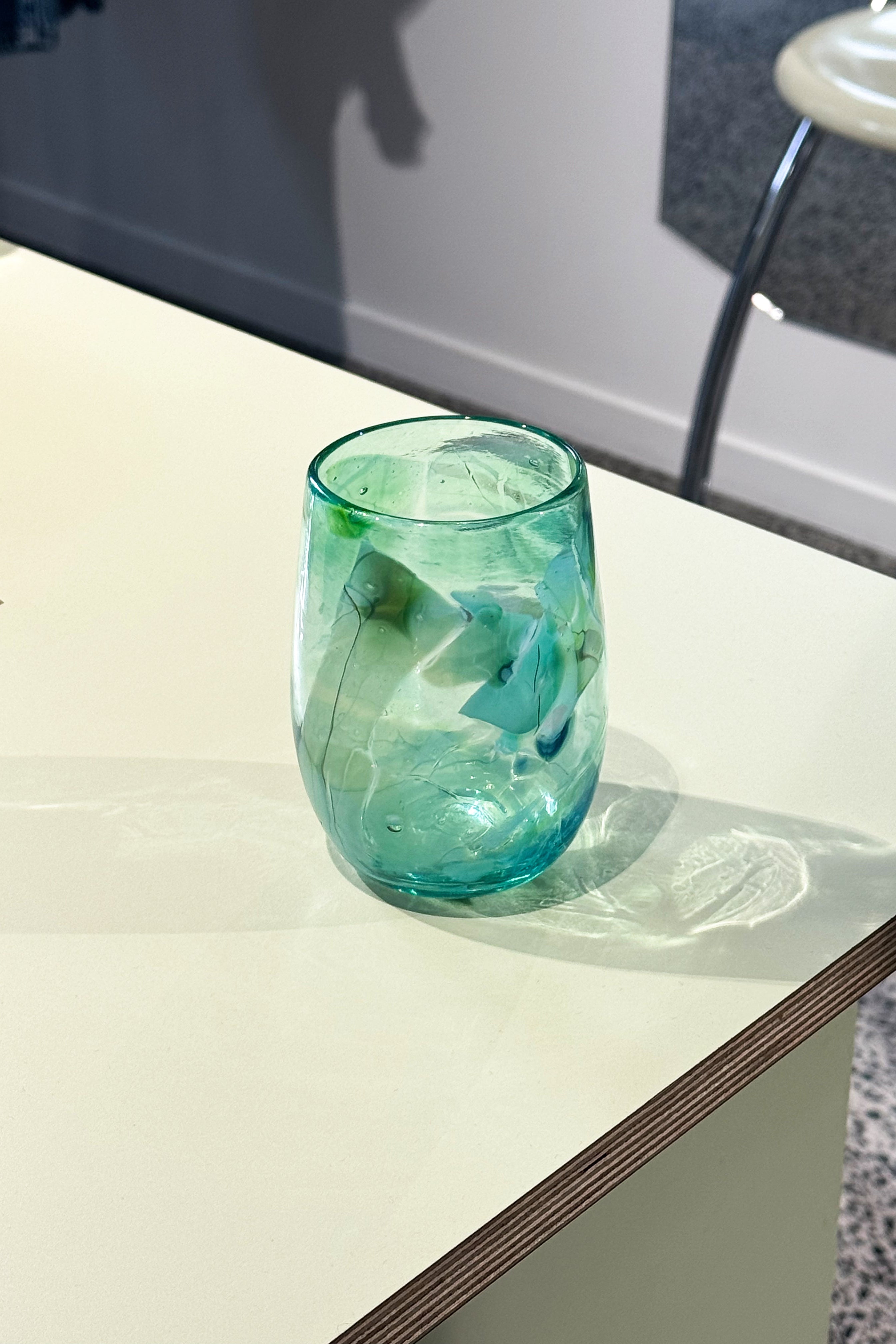 Grinter Glass Shard Tumbler - Teal