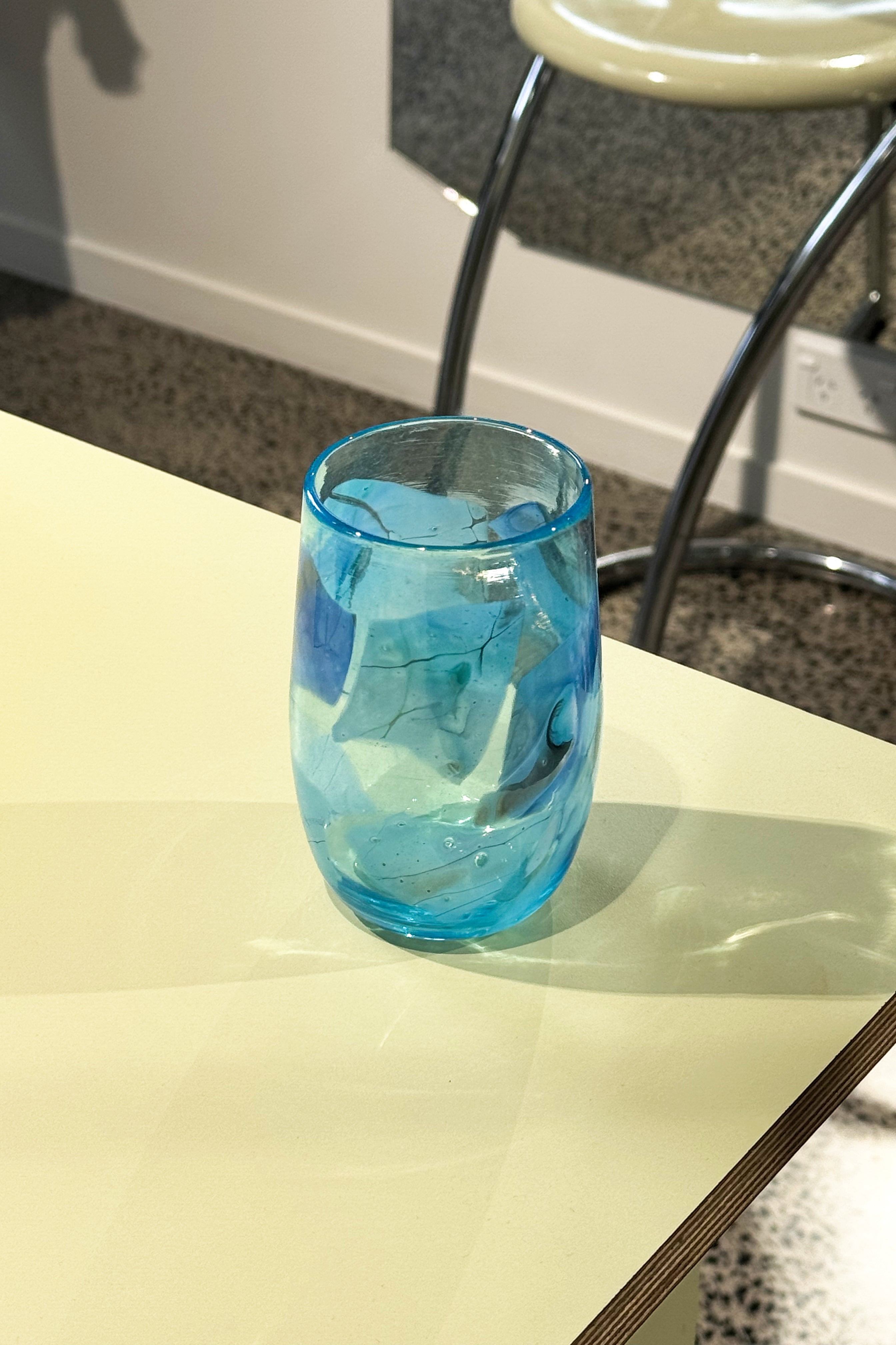 Grinter Glass Shard Tumbler - Blue