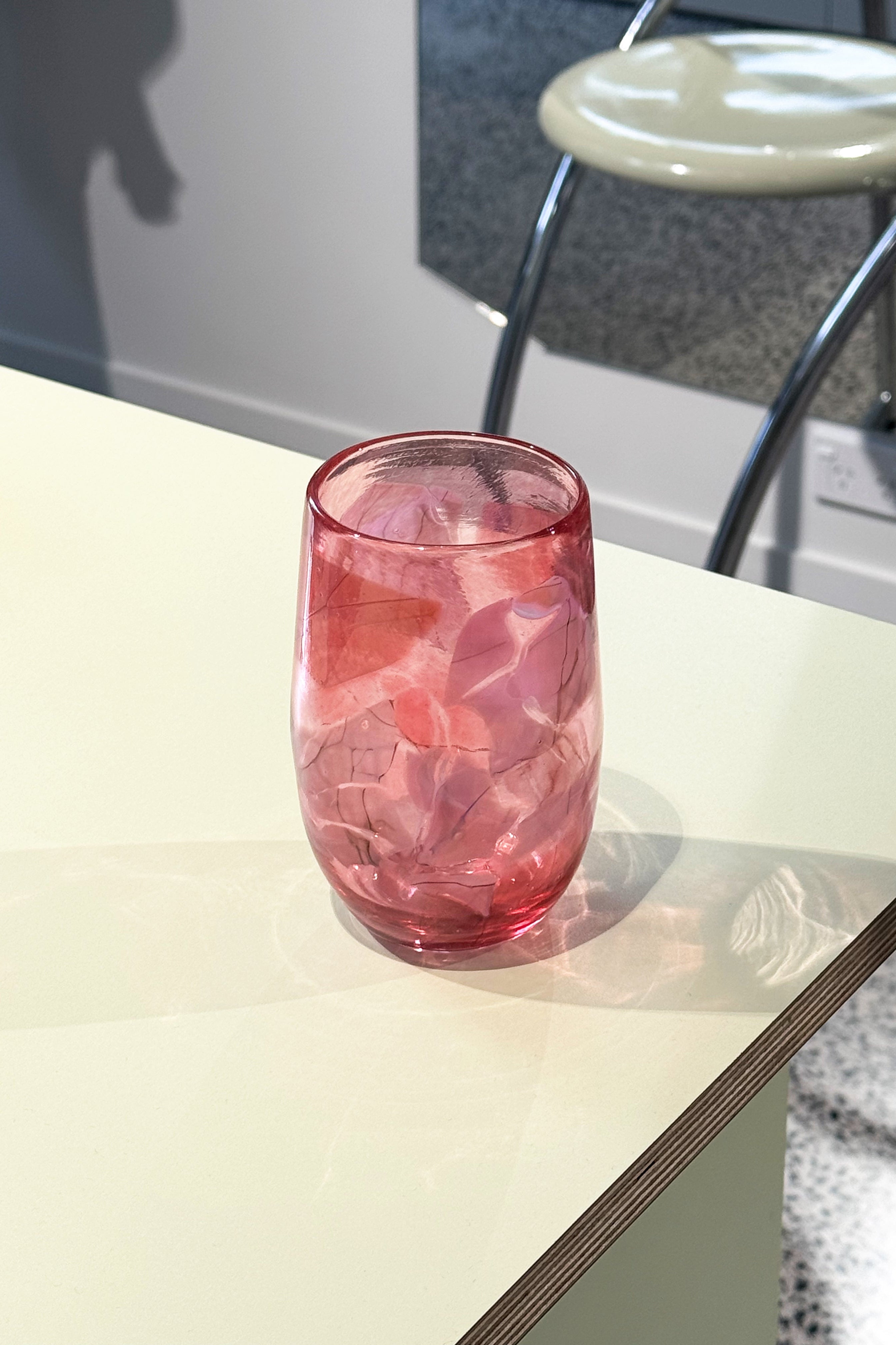 Grinter Glass Shard Tumbler - Pink