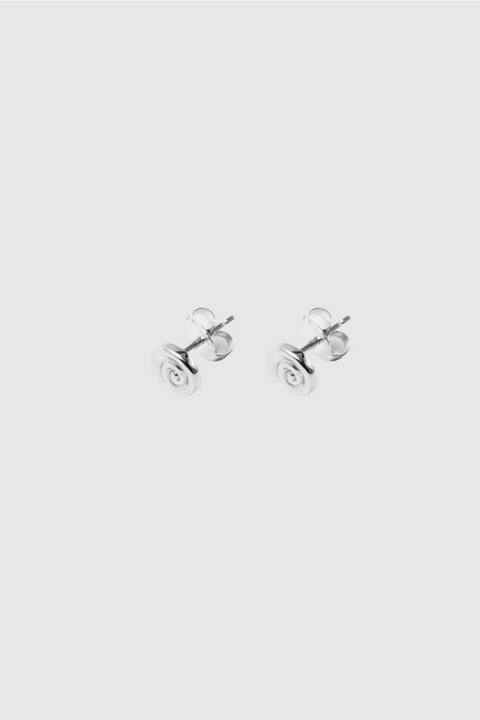 Brie Leon - Mini Spiral Earrings - Silver